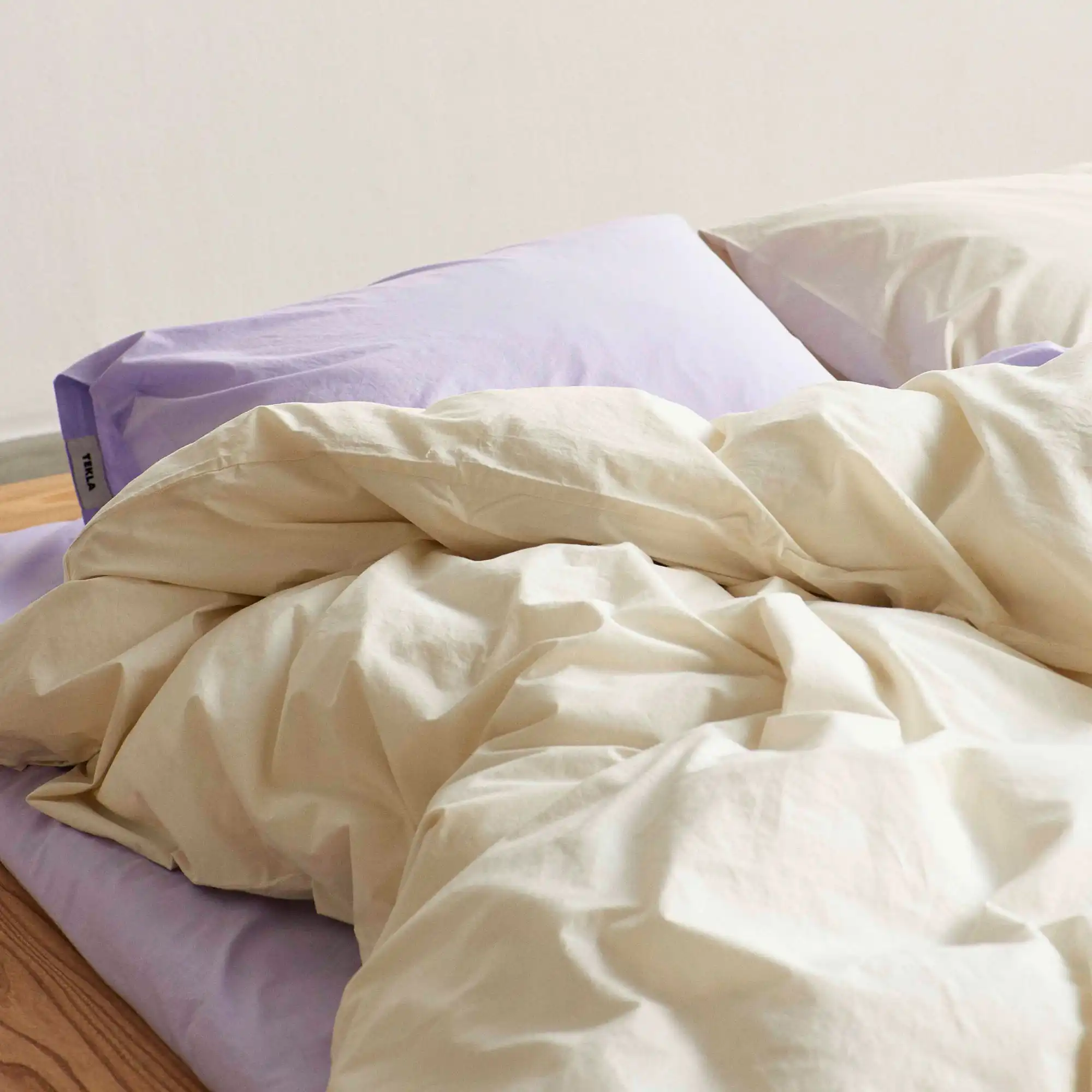 Percale pillow case solid 50x60cm petal pink