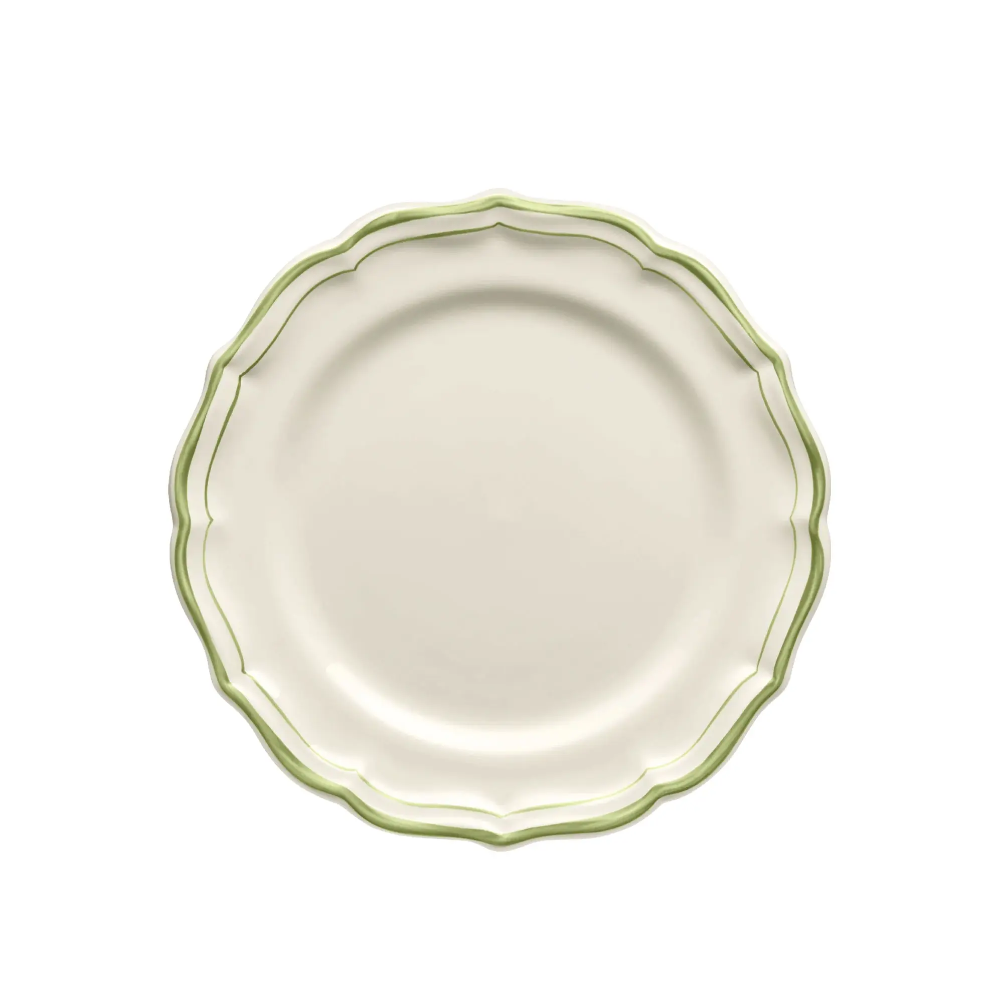 Filet desserttallrik 4-pack grön