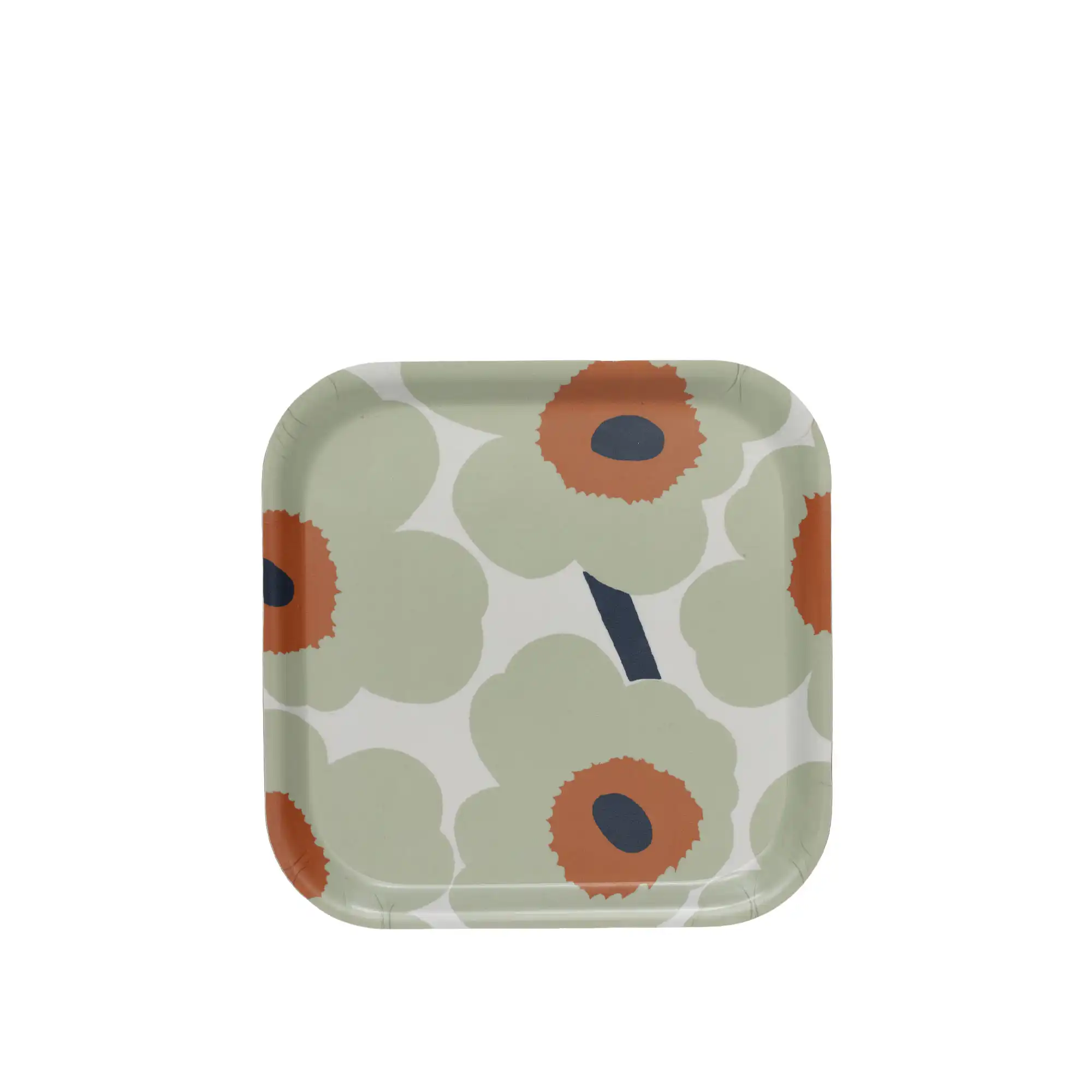 Unikko Tray 20x20 cm Sage