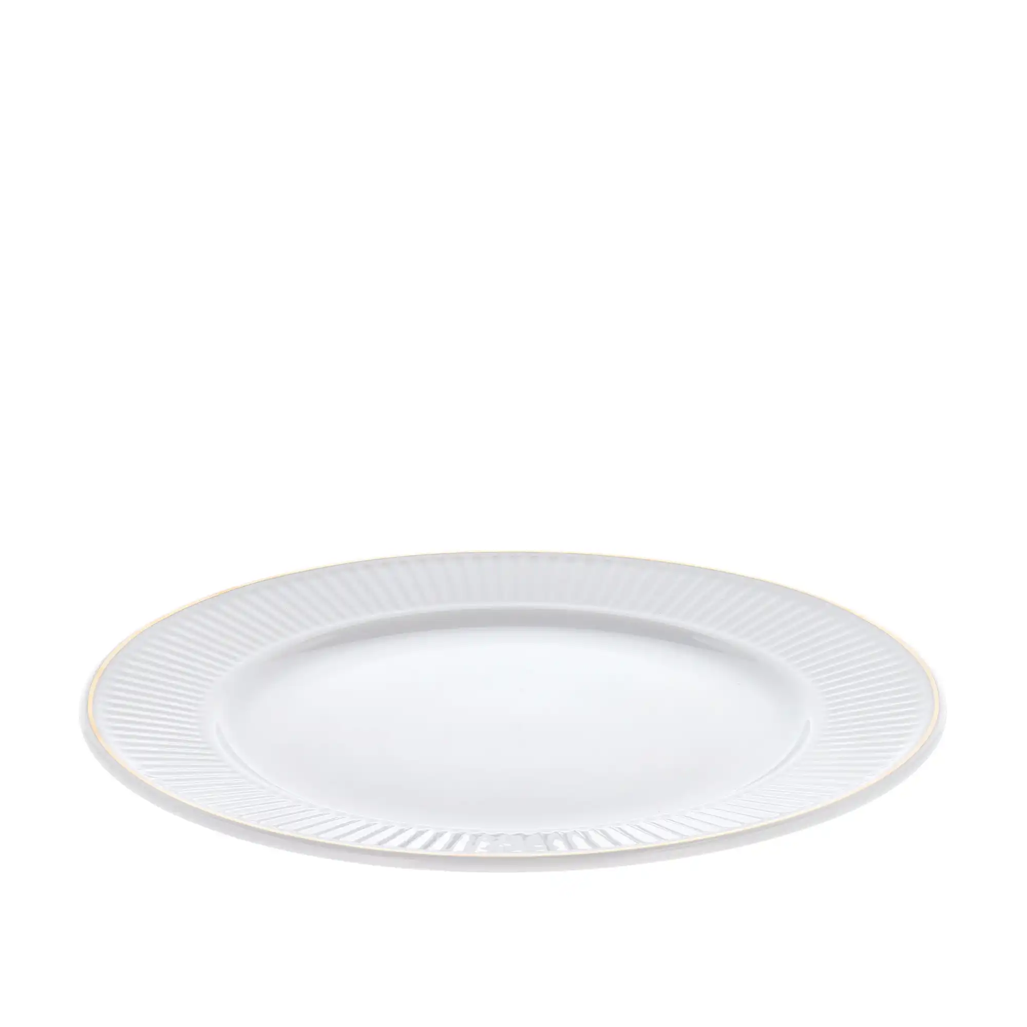 Plissé Flat Plate 28 cm Ovenproof Porcelain