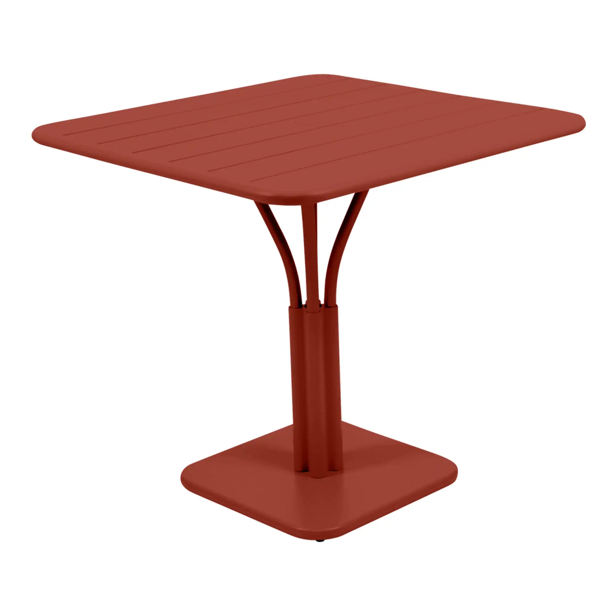 Luxembourg Pedestal Table 80x80 cm Red Ochre 20