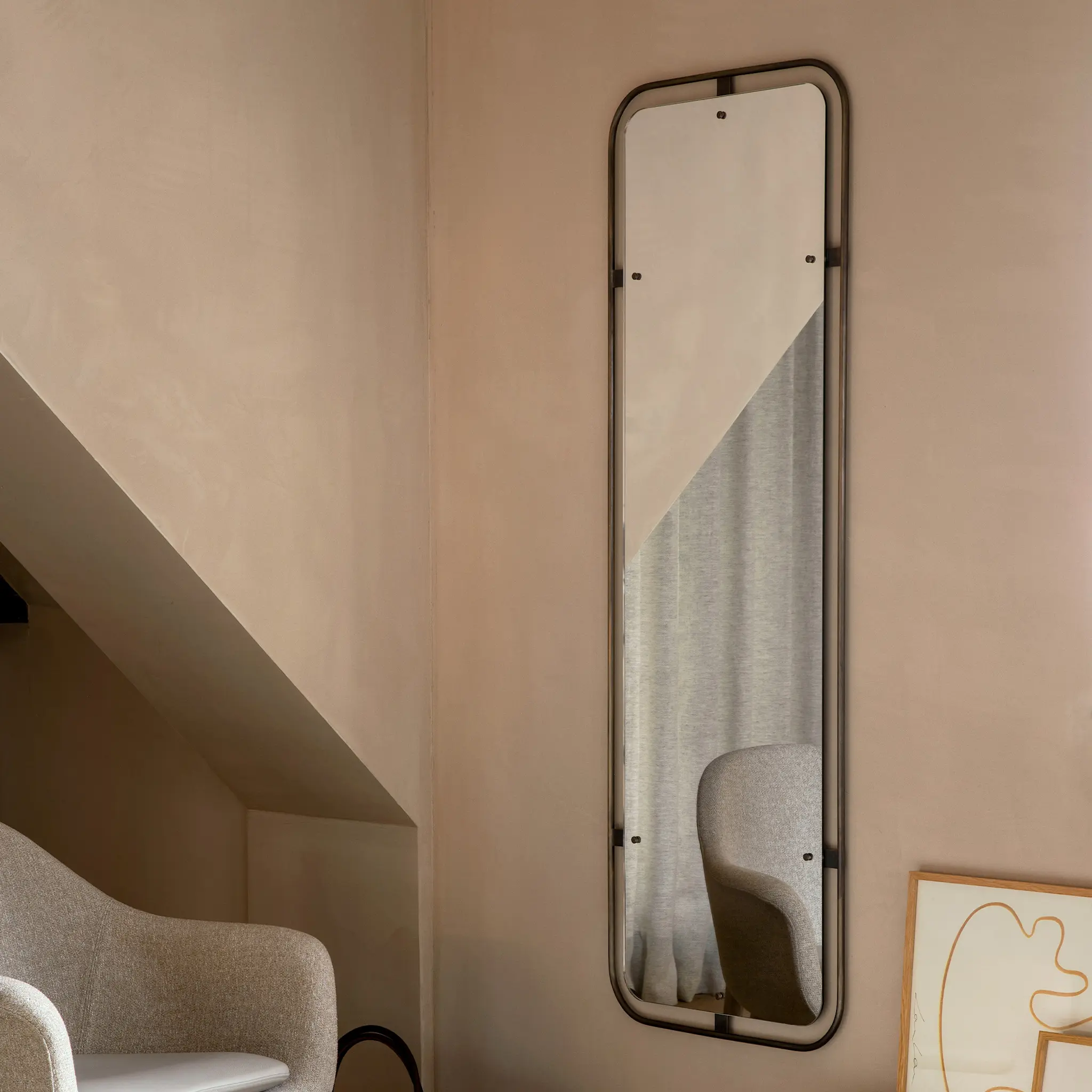 Nimbus veggspeil 53 x 158 cm