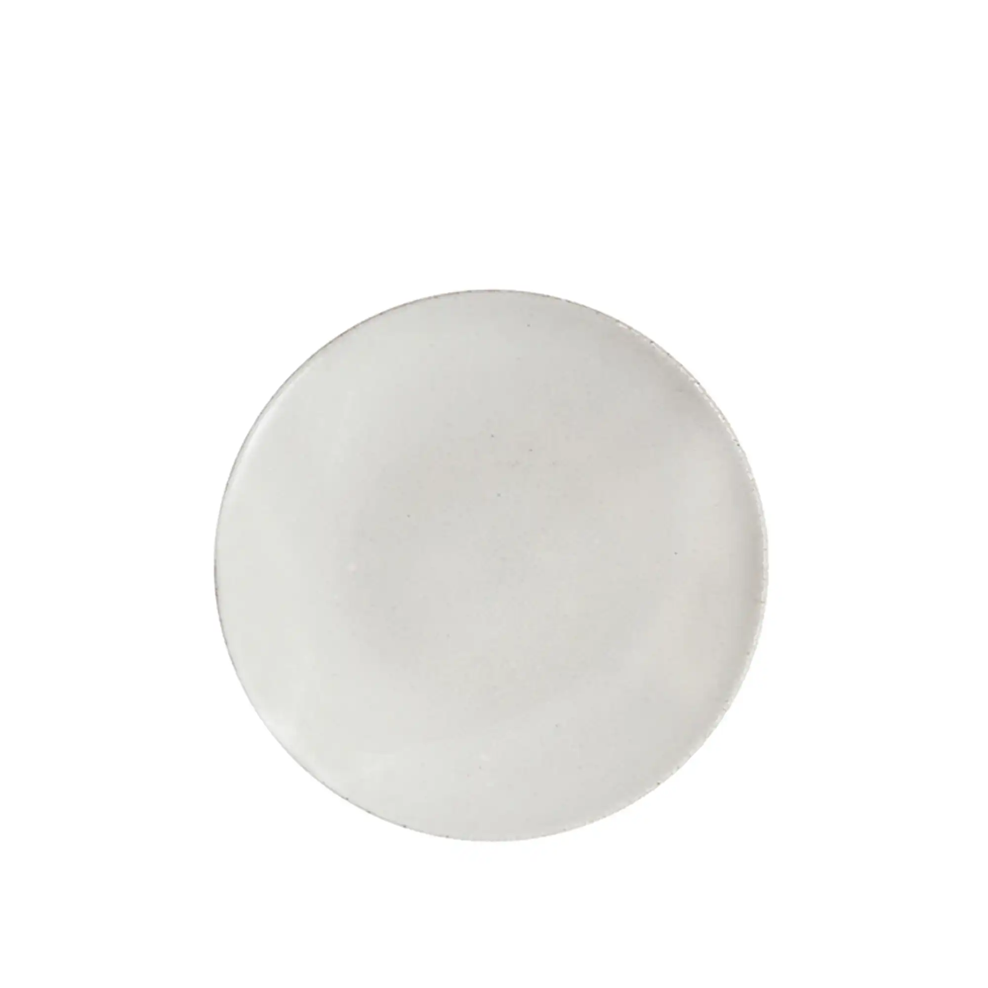 Wabi Round Dessert Plate Blanc