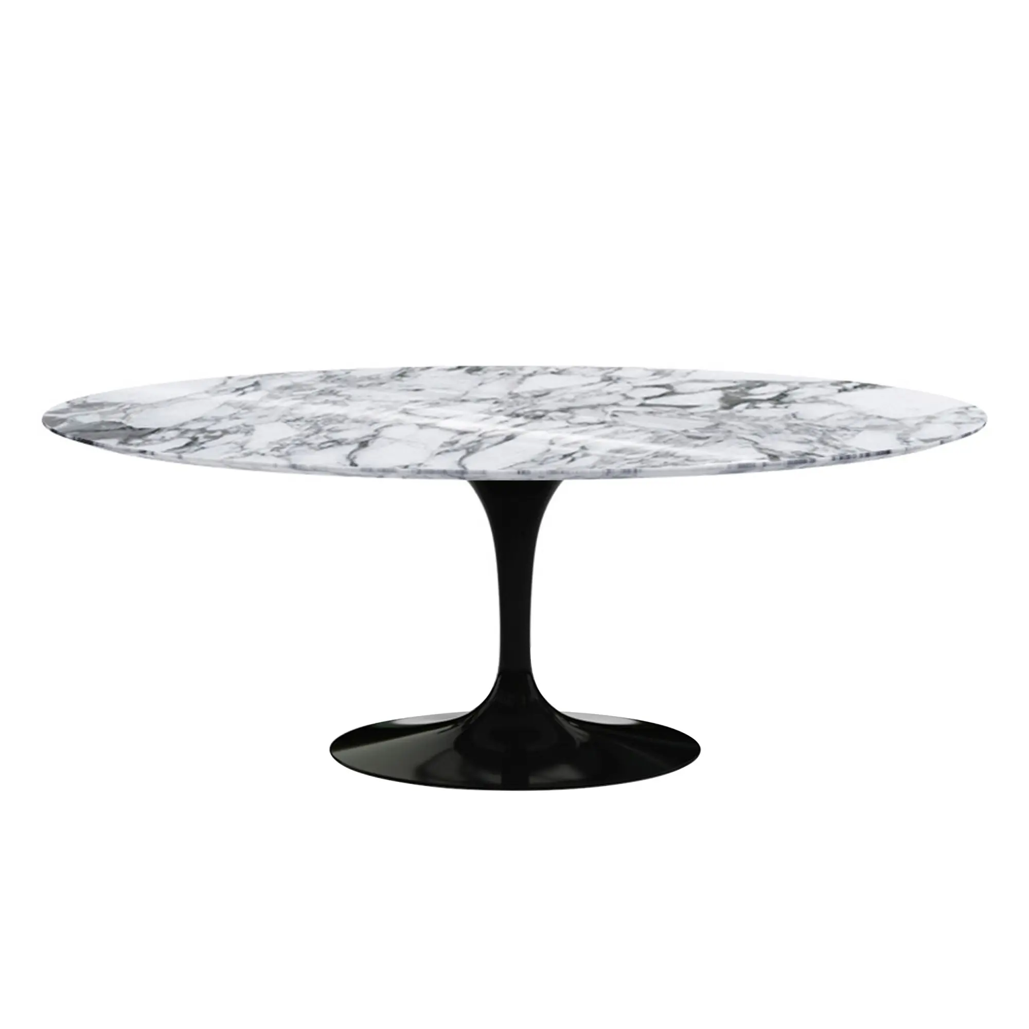 Saarinen Oval spisebord 198 cm Black