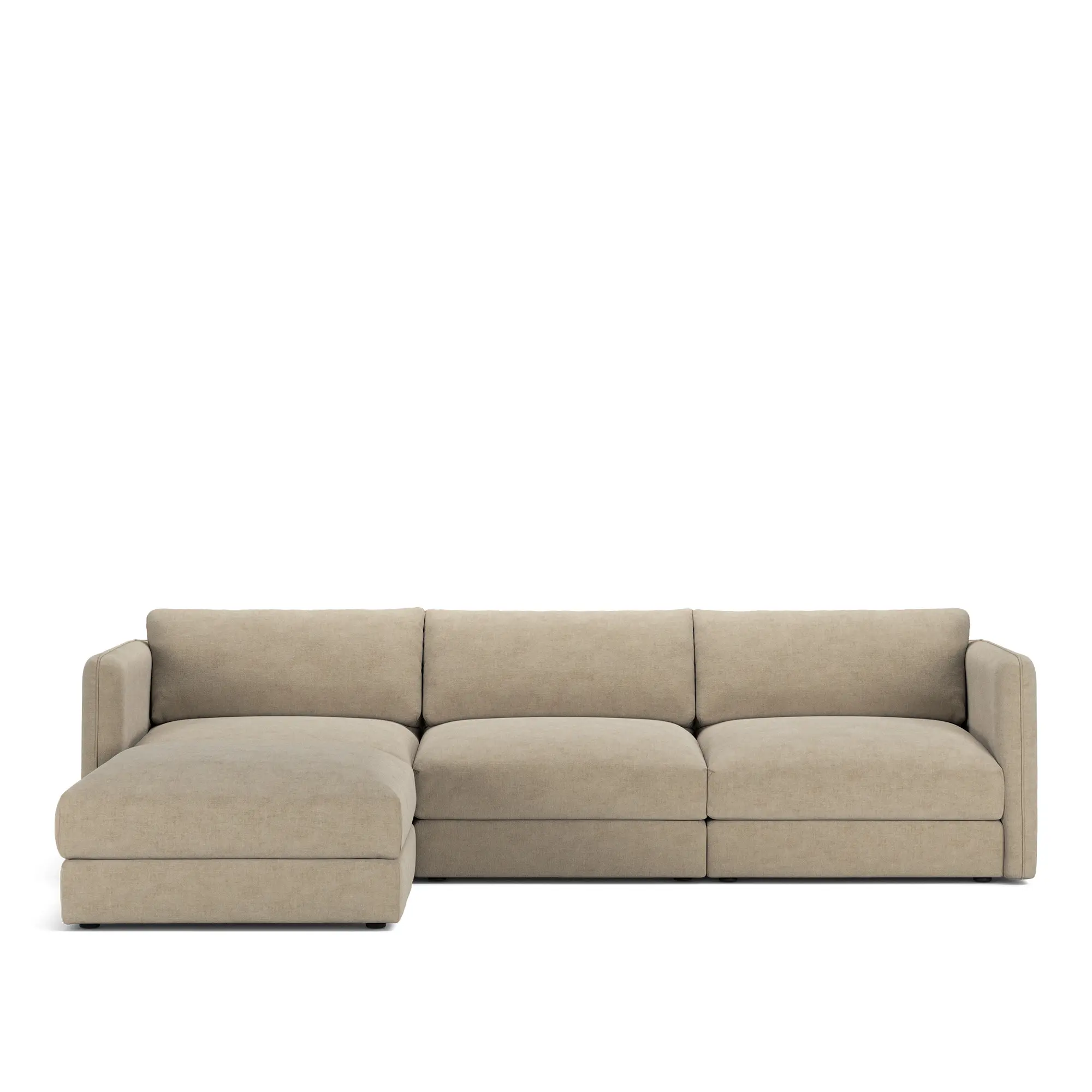 Pavarotti 03 3-seters sofa med fotskammel