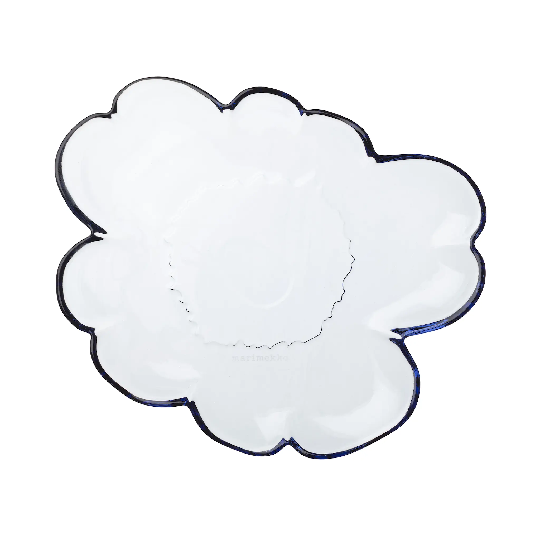 Unikko middagstallerken i glass 20 cm