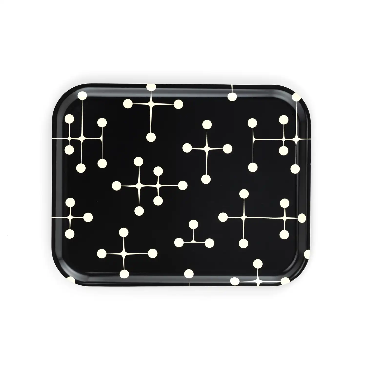 Classic Tray Dot Pattern Large Reverse Dark