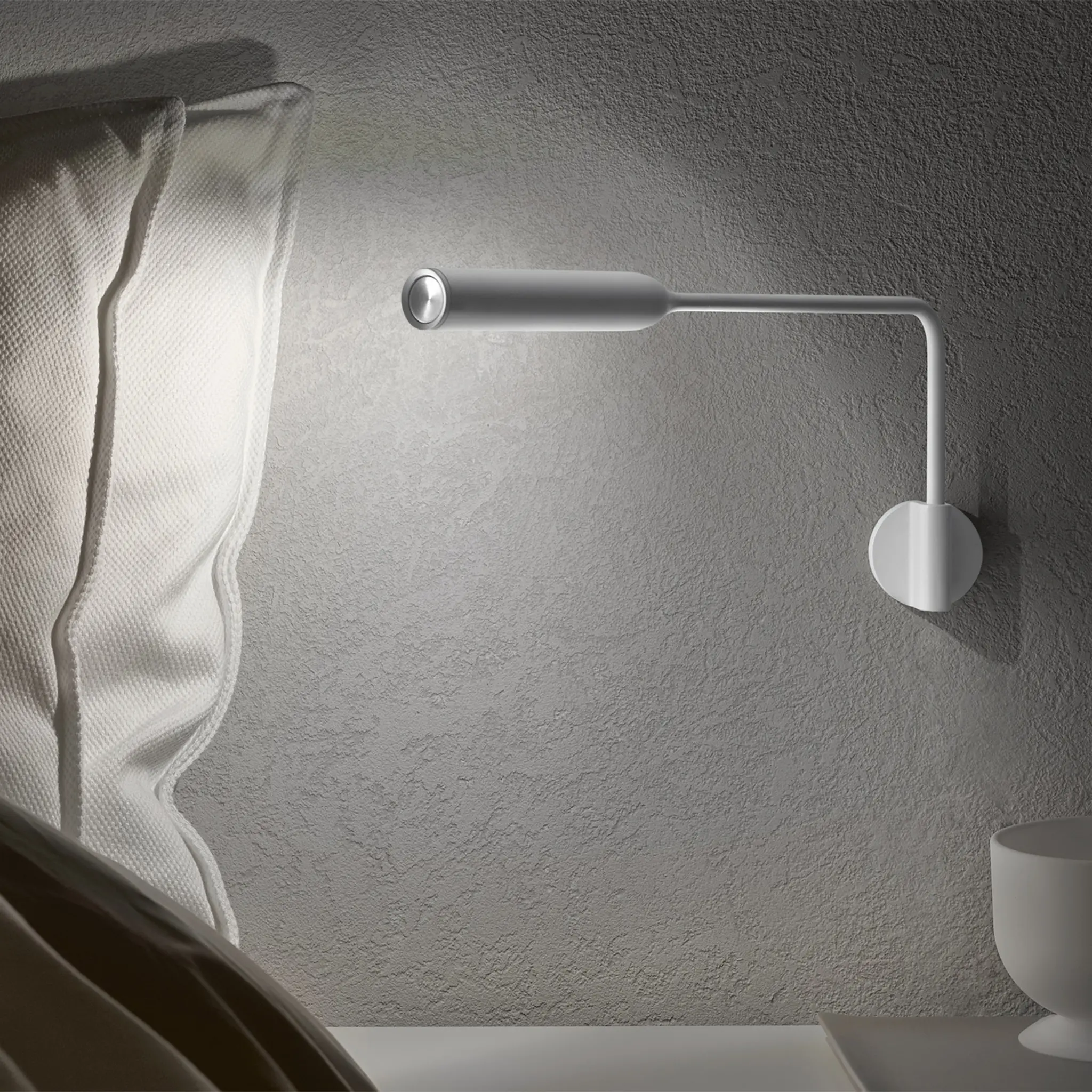 Flo Wall vegglampe Matt White