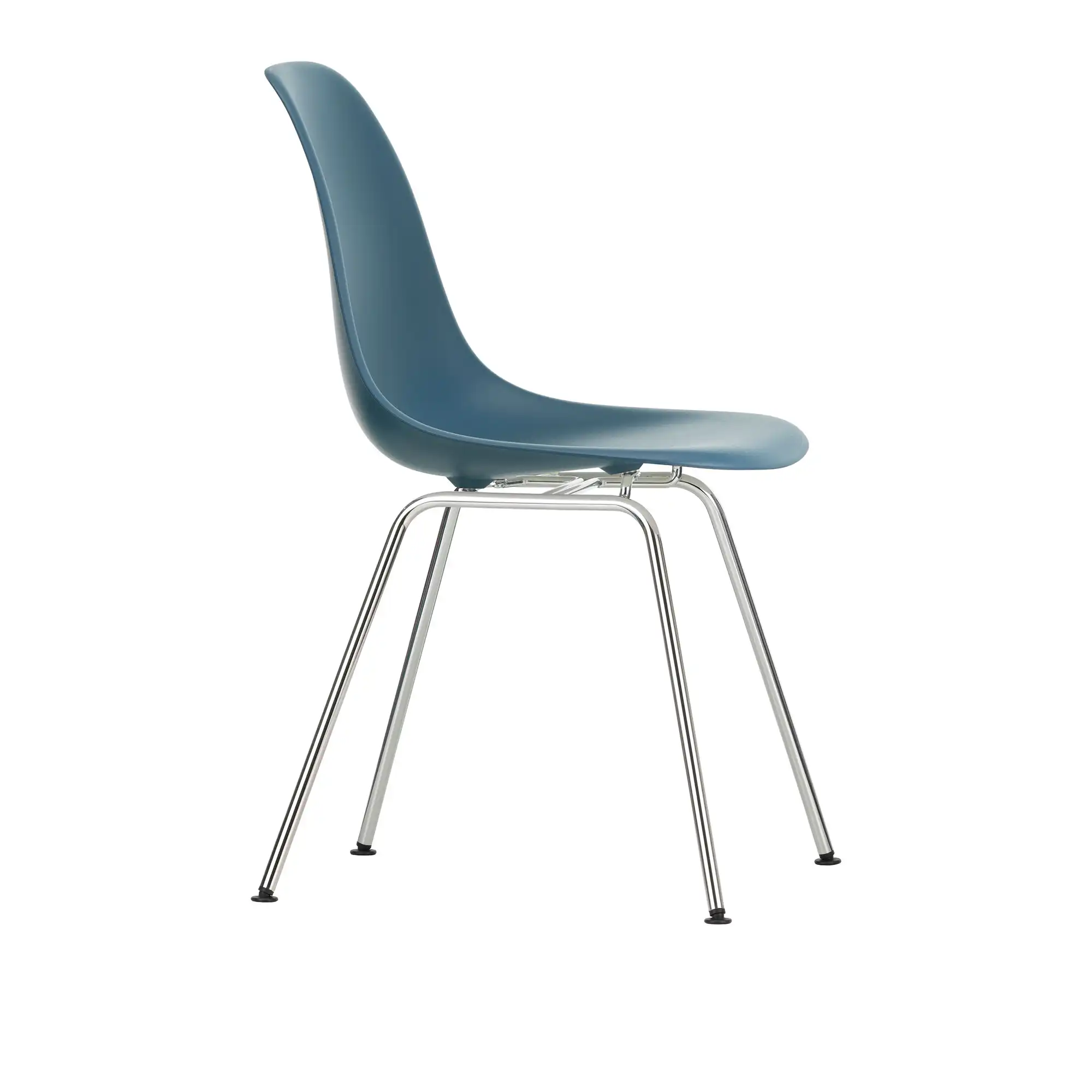 Eames Plastic Chair DSX - 83 Sea Blue - Chrome Base