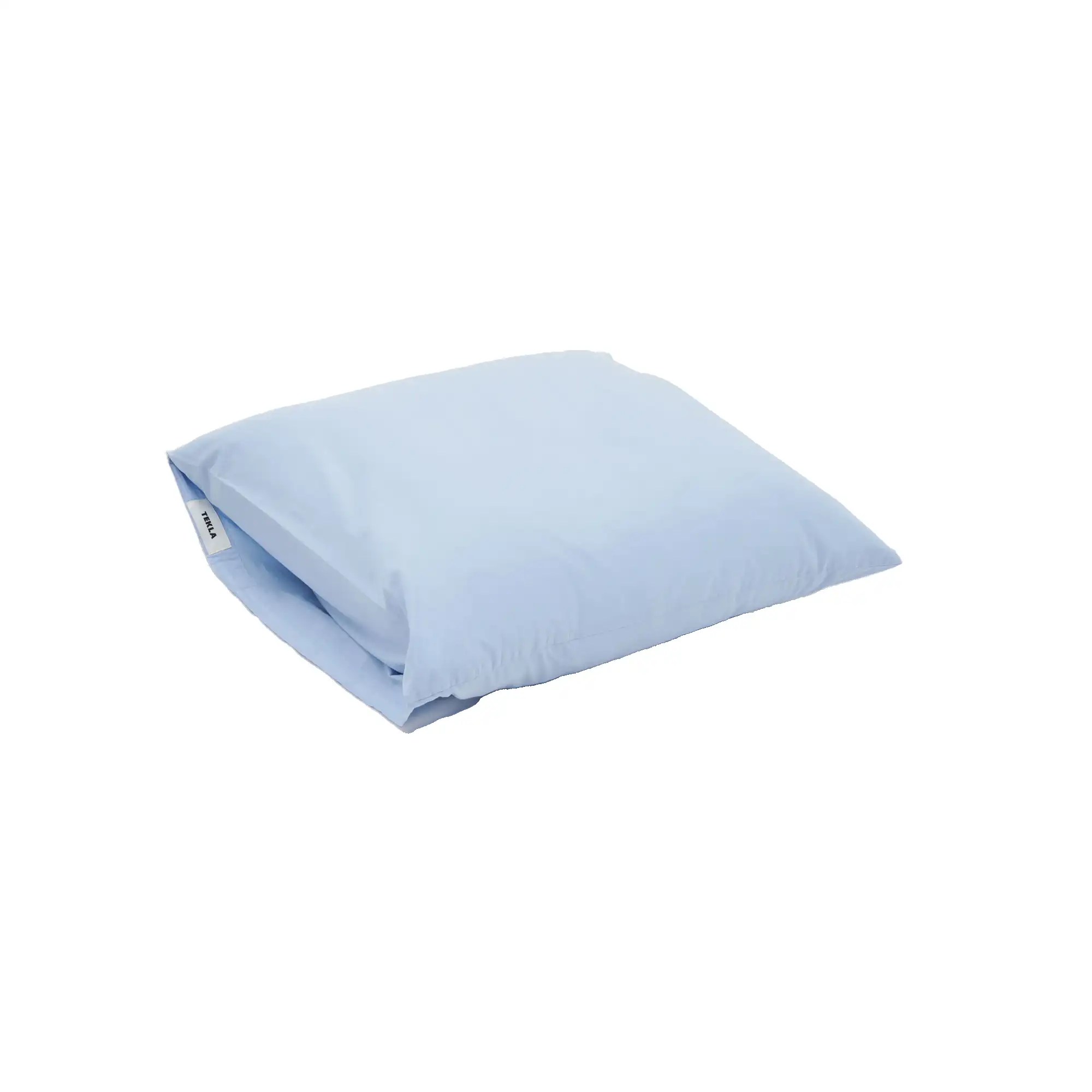 Percale Pillow Case Morning Blue