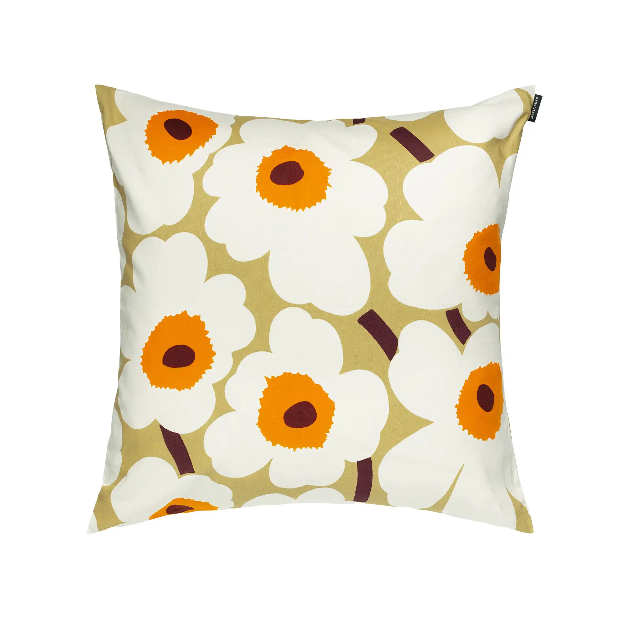 Pieni Unikko putetrekk 50 x 50 cm Caramel, Cream & Warm