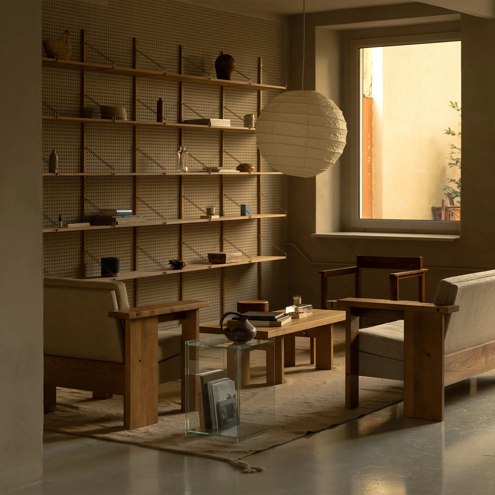 Shelf Library Triple Section hyllesystem