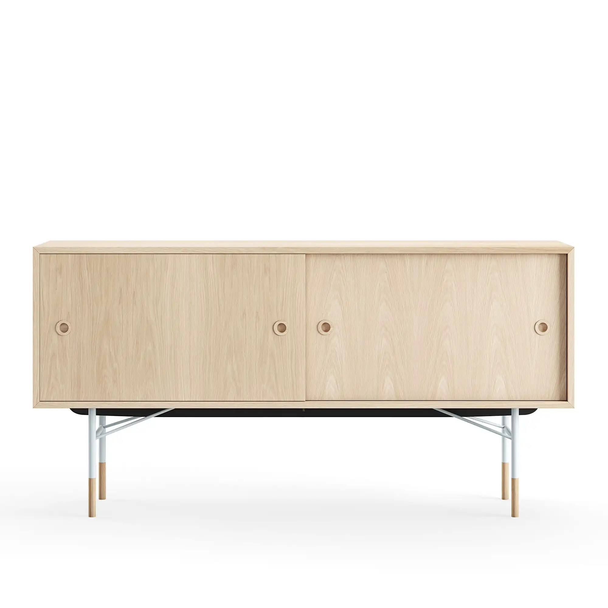 Sideboard utan lådor Oak Veneer