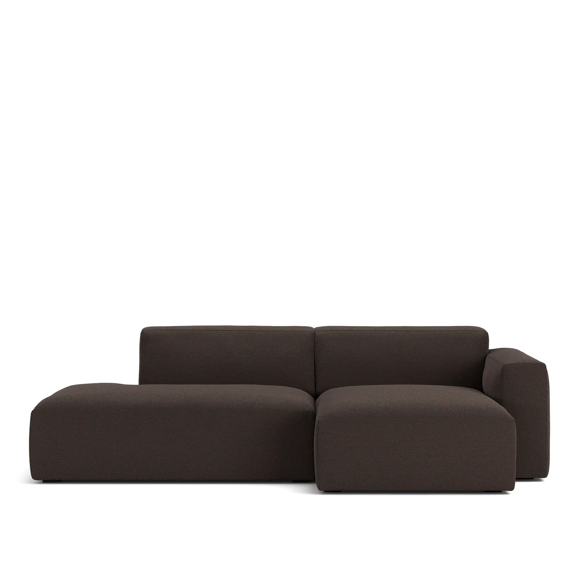 Brick 2-seters sofa sjeselong åpen ende venstre