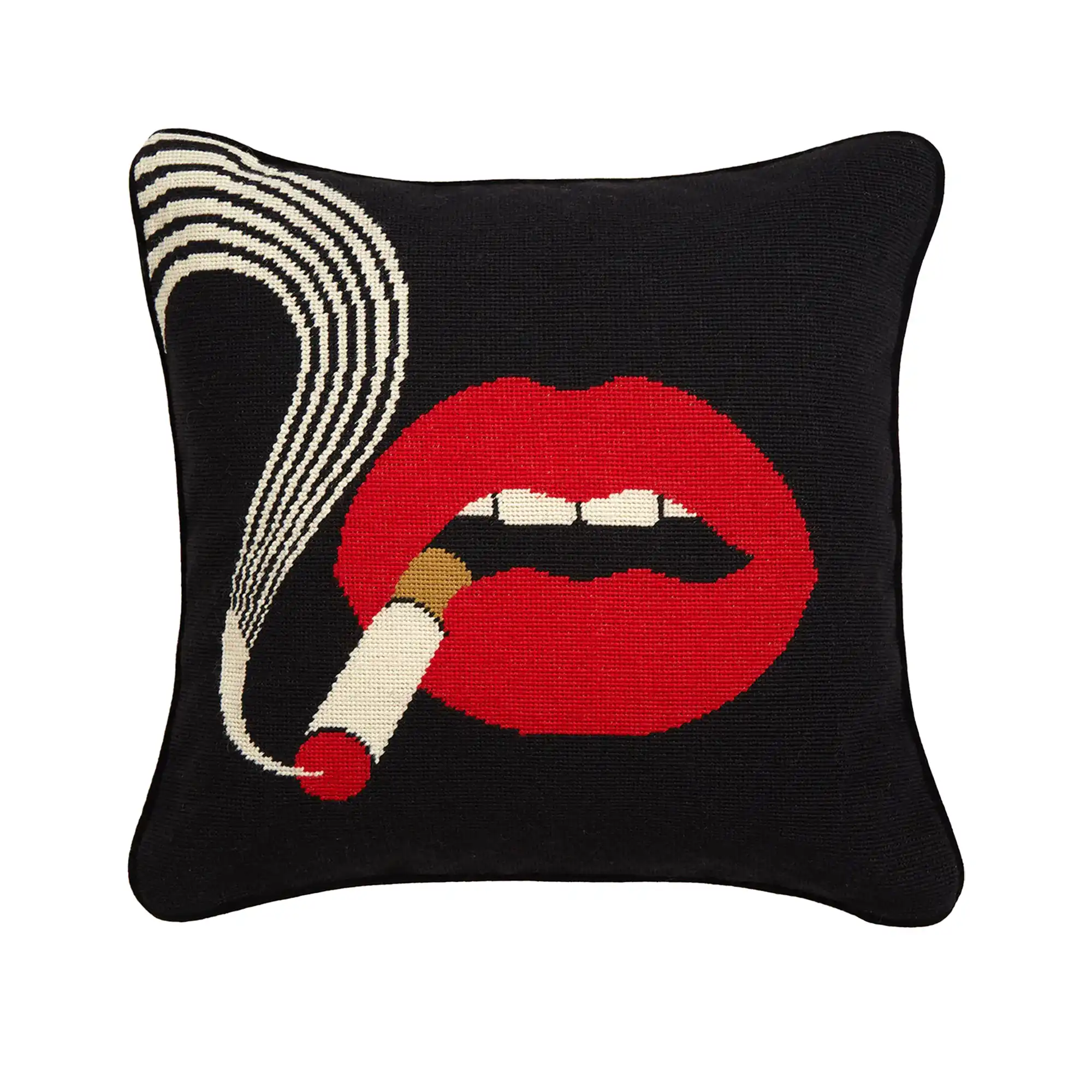 Lips Smolder Pillow