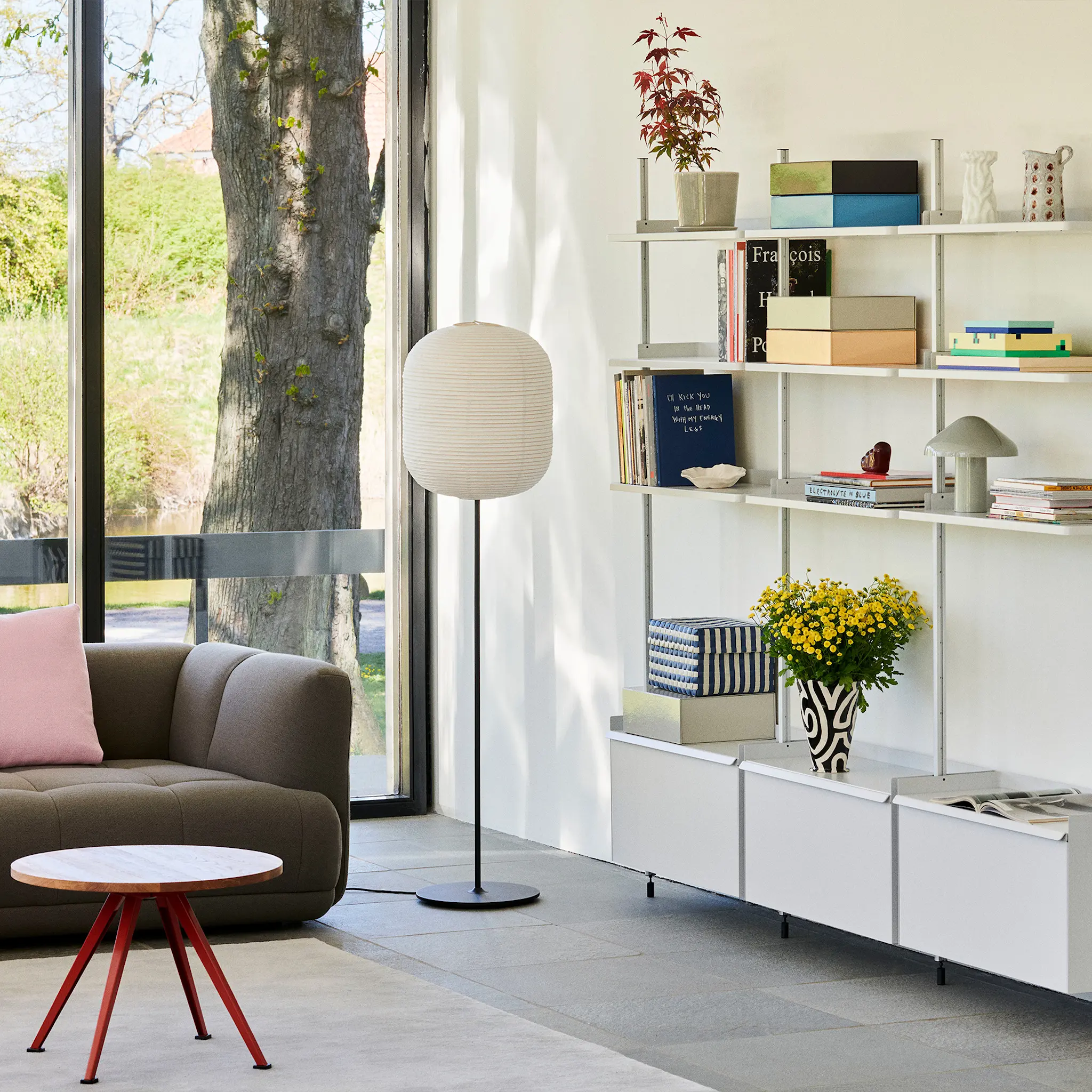 Common Floor Lamp Base - Soft Black/Black