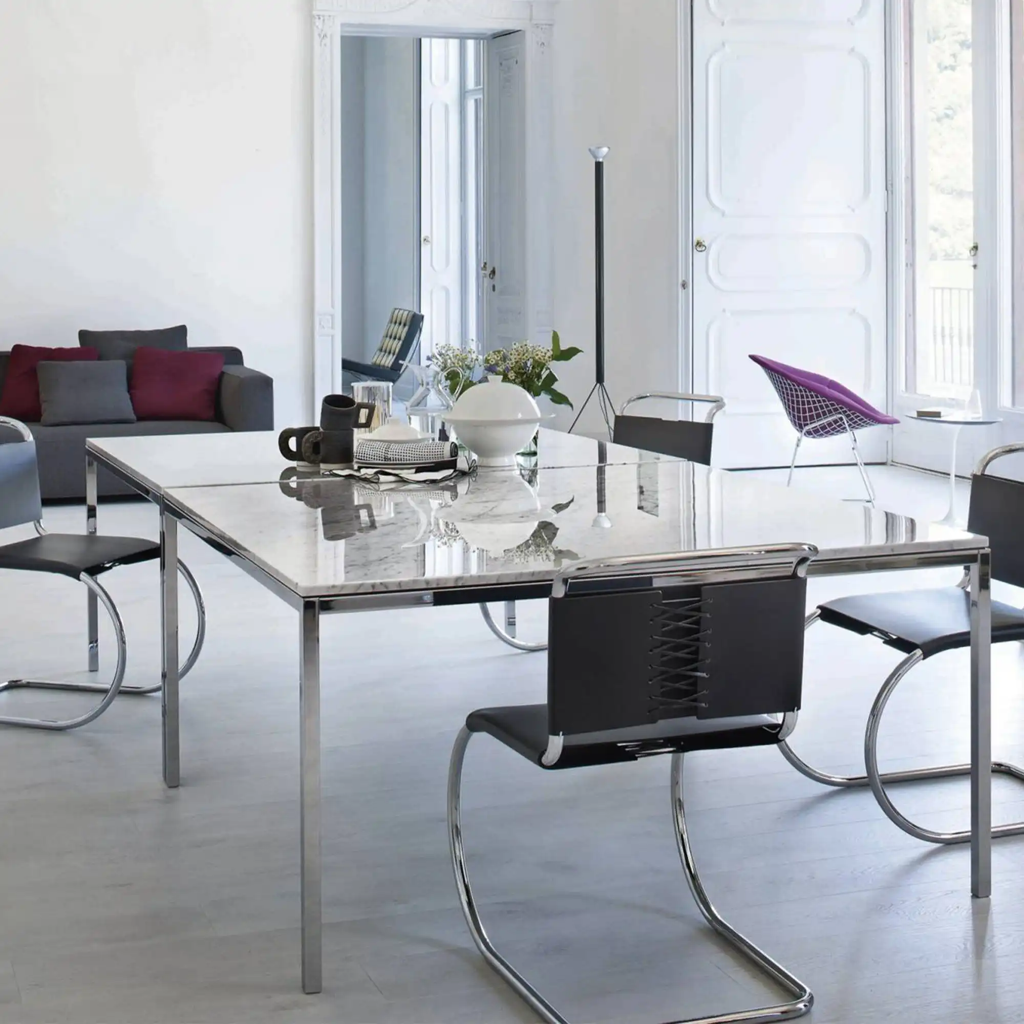 Florence Knoll firkantet bord