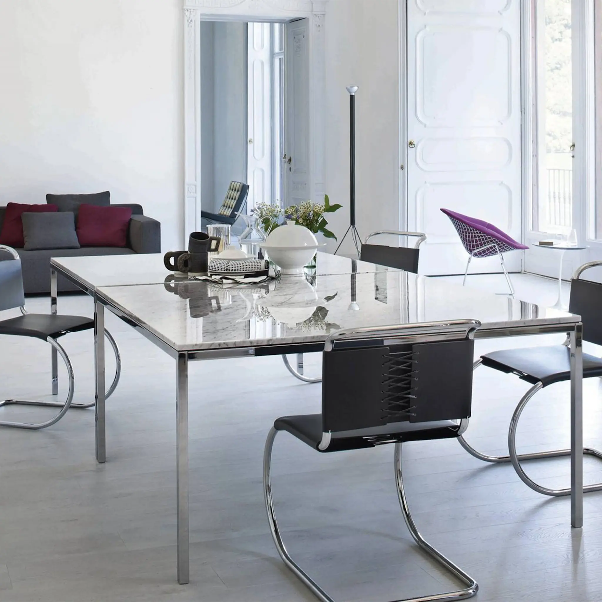 Florence Knoll firkantet bord