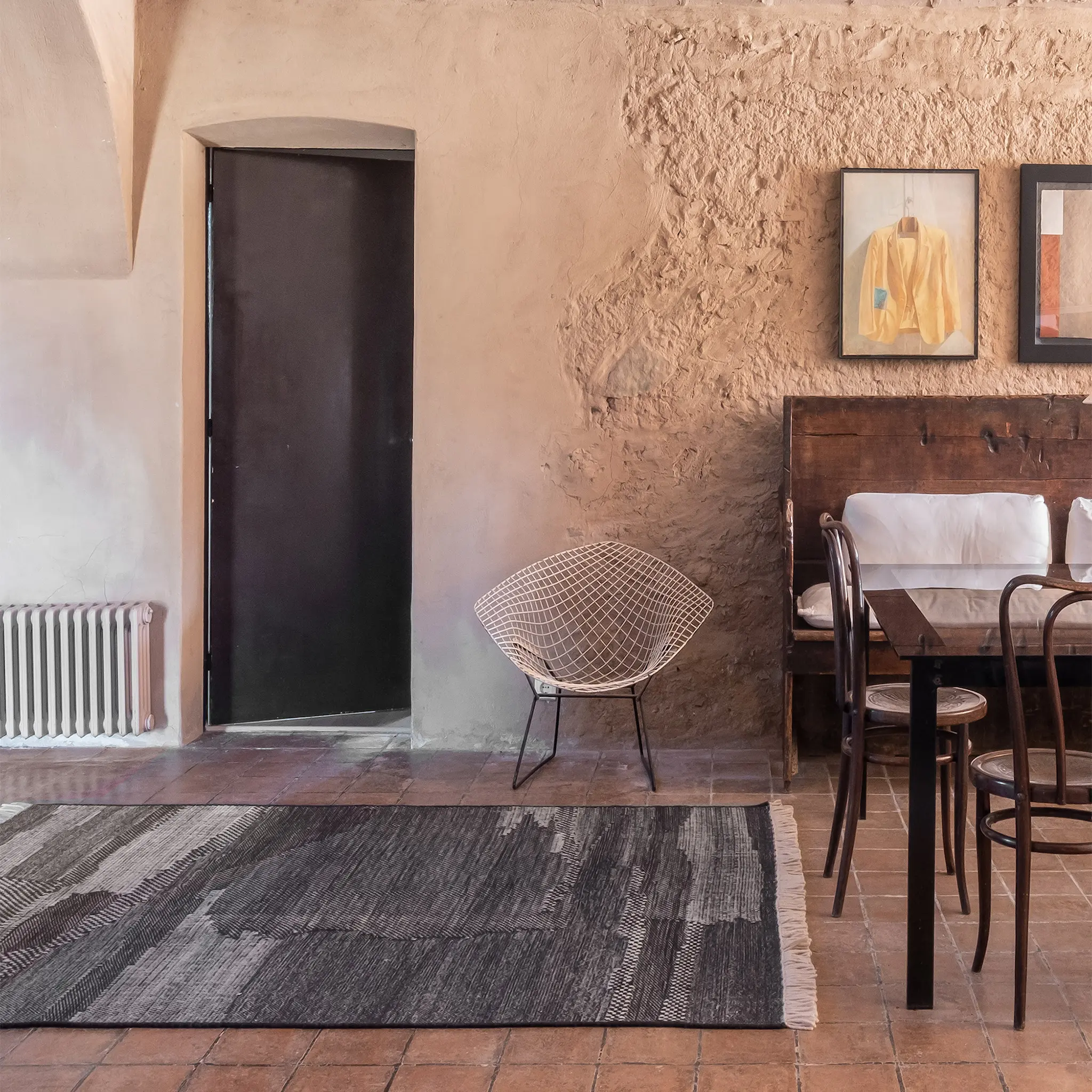 Wabisabi ullteppe Anthracite