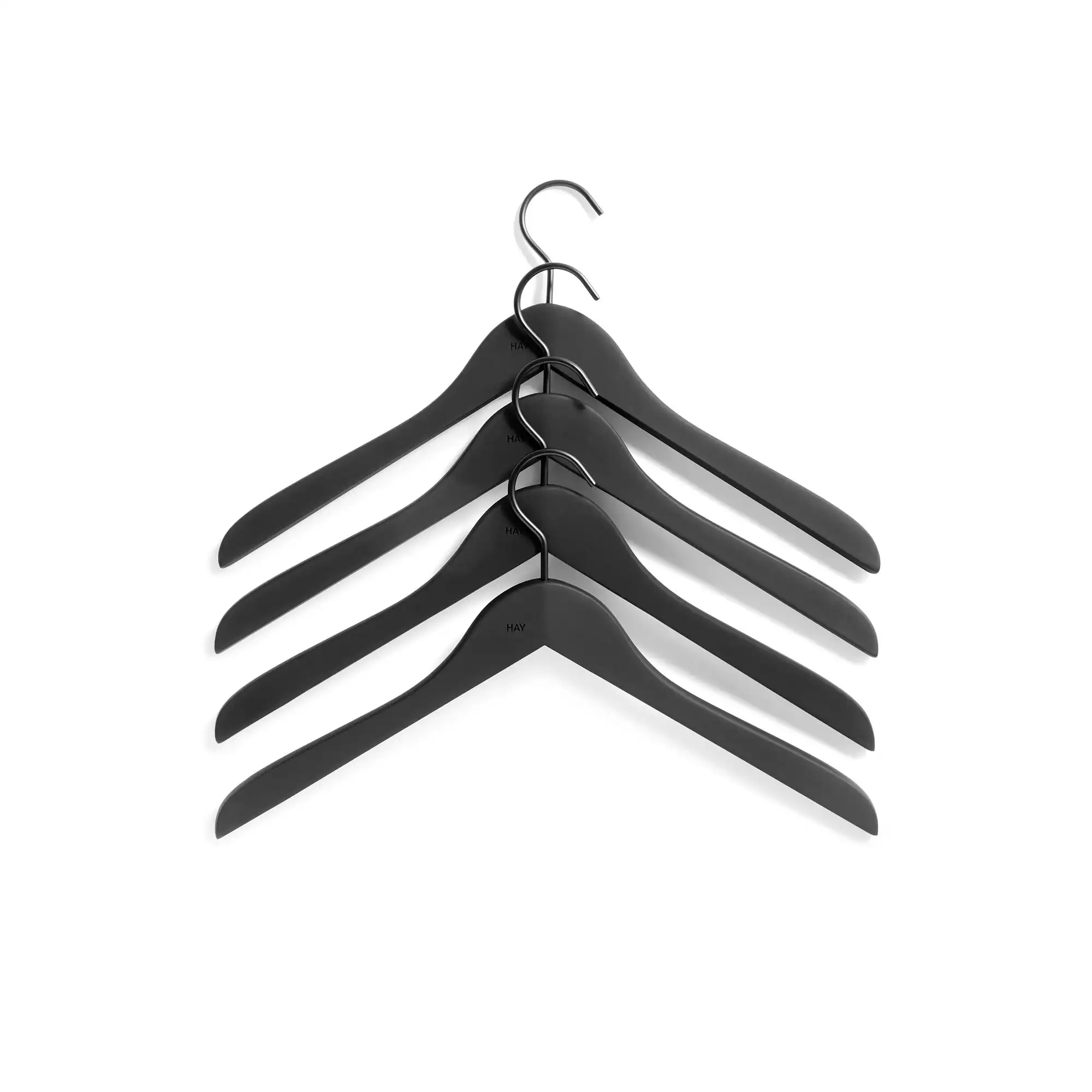 Soft Coat Hanger Slim 4-pakning