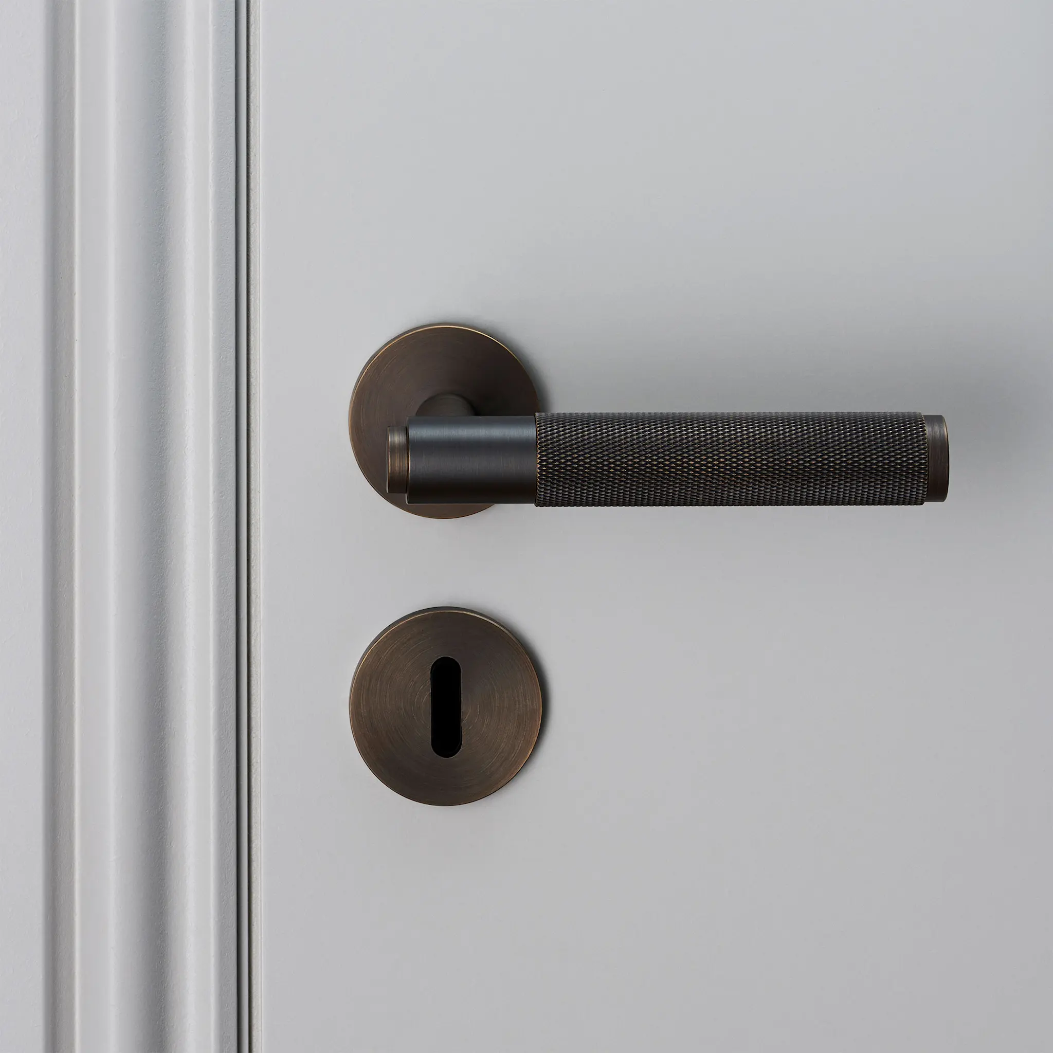 Door Lever Handle - Smoked Bronze
