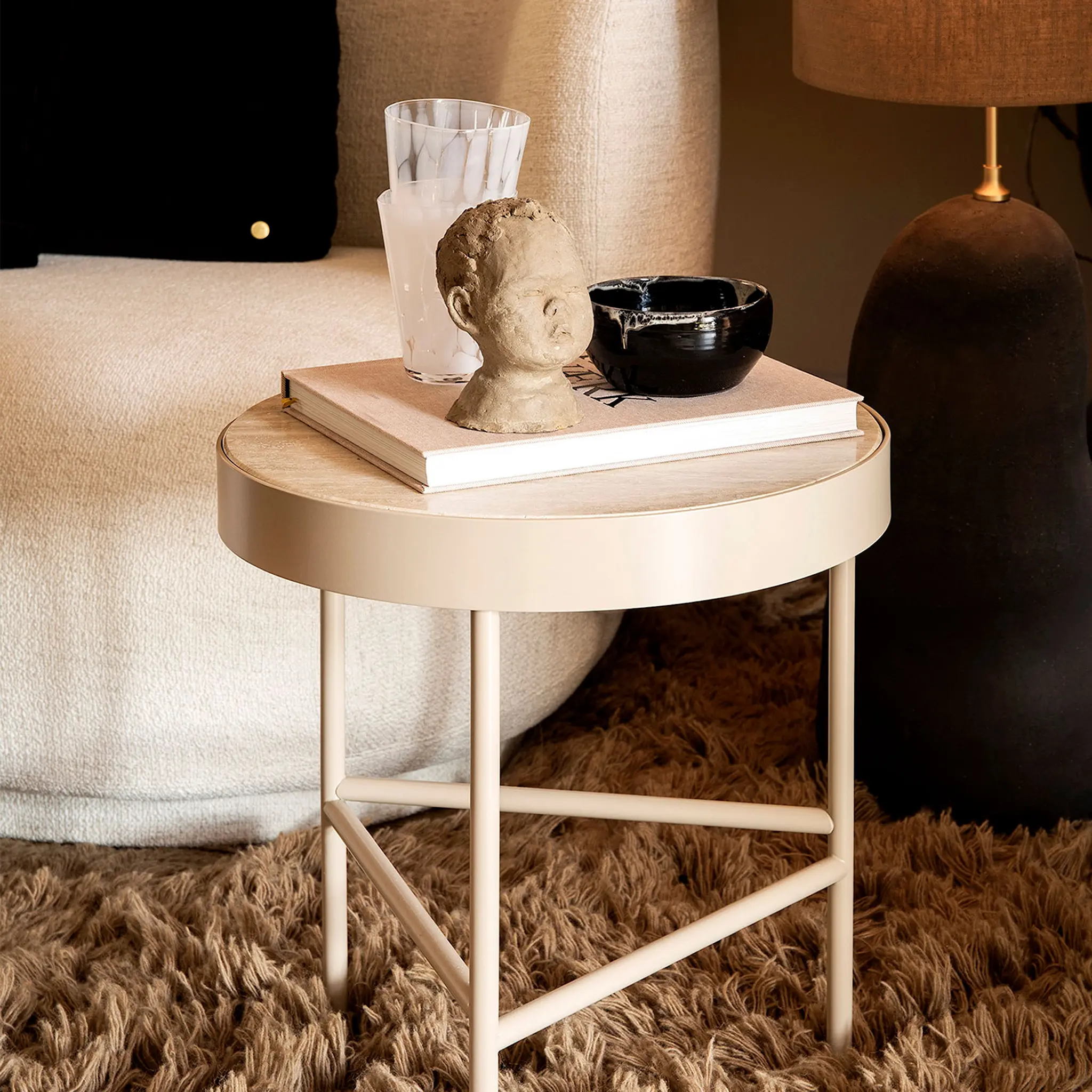 Travertine Medium salongbord
