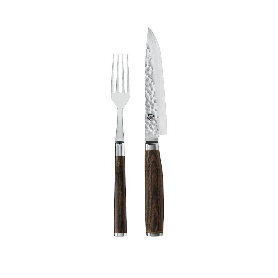 SHUN PREMIER Steakkniv & gaffel
