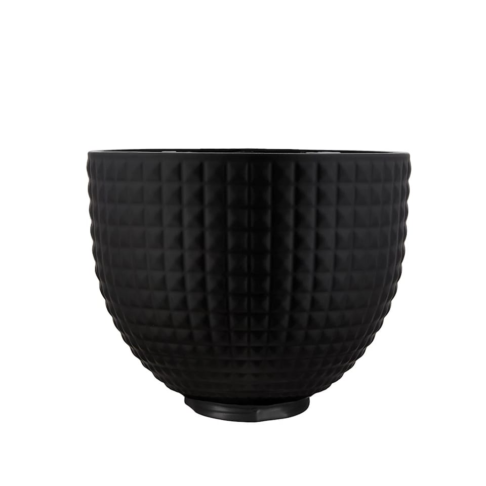 KitchenAid Ceramic Bowl Black Studded Black