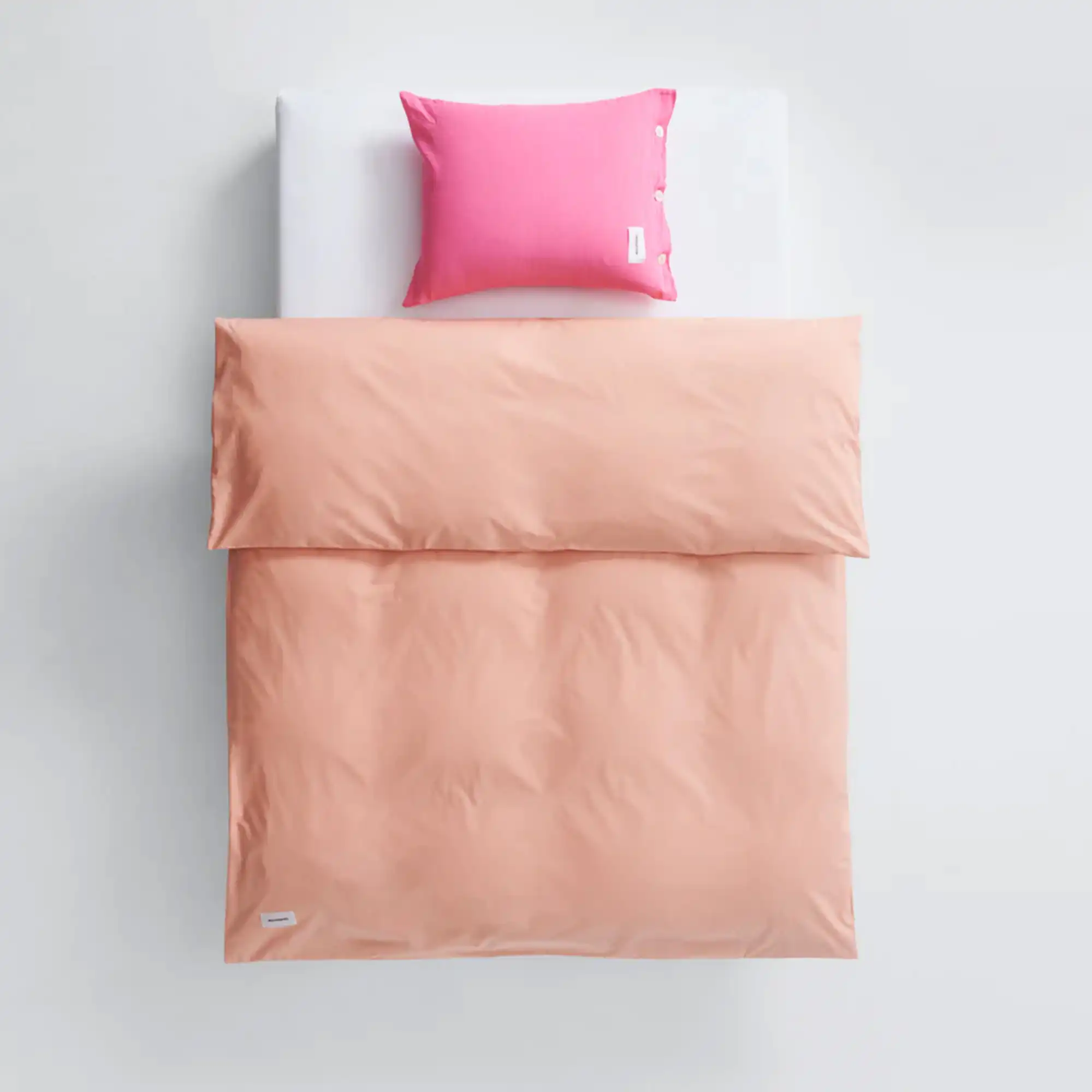 Pure Duvet Cover Poplin Peach 140 x 200 cm