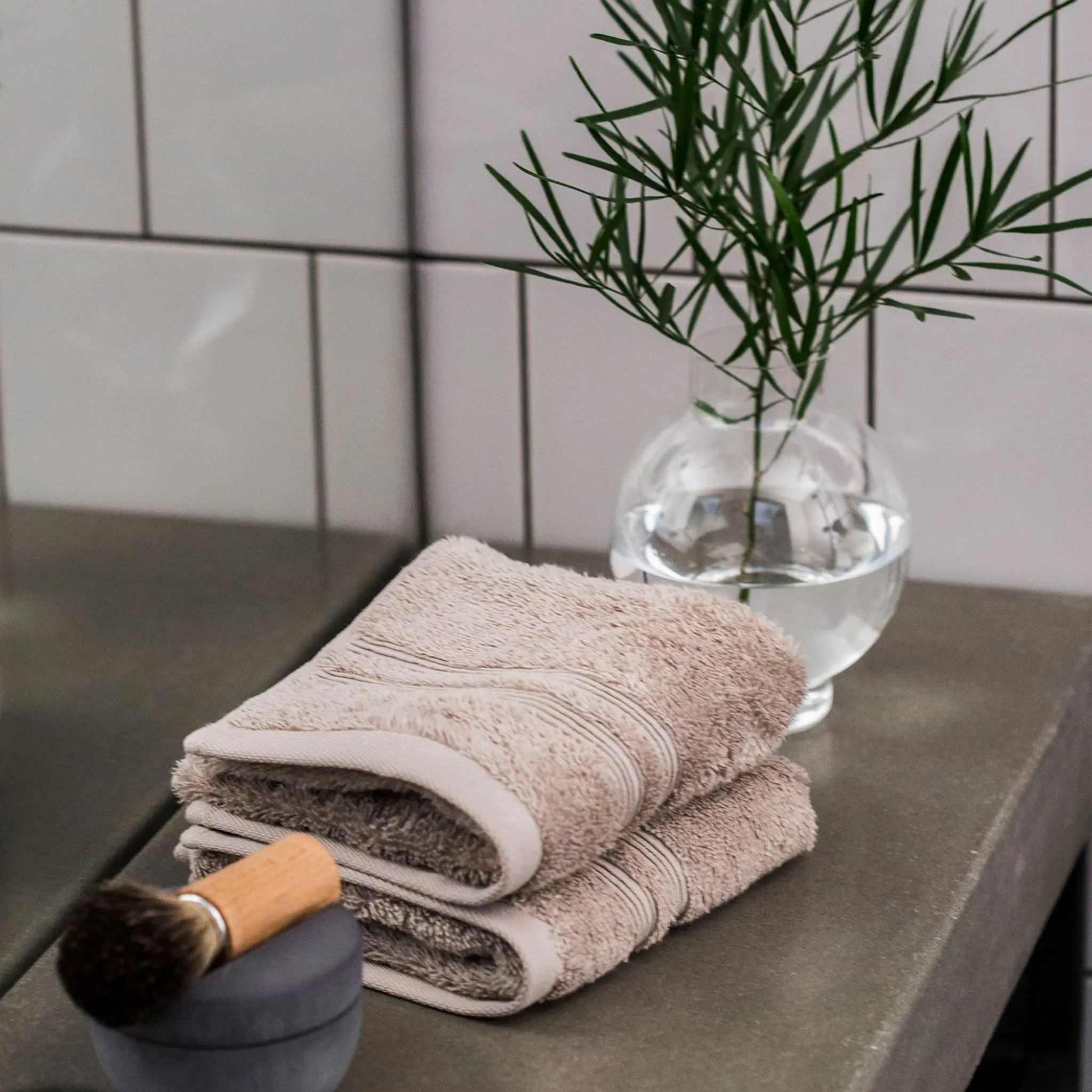 Fontana Organic Light Brown håndkle