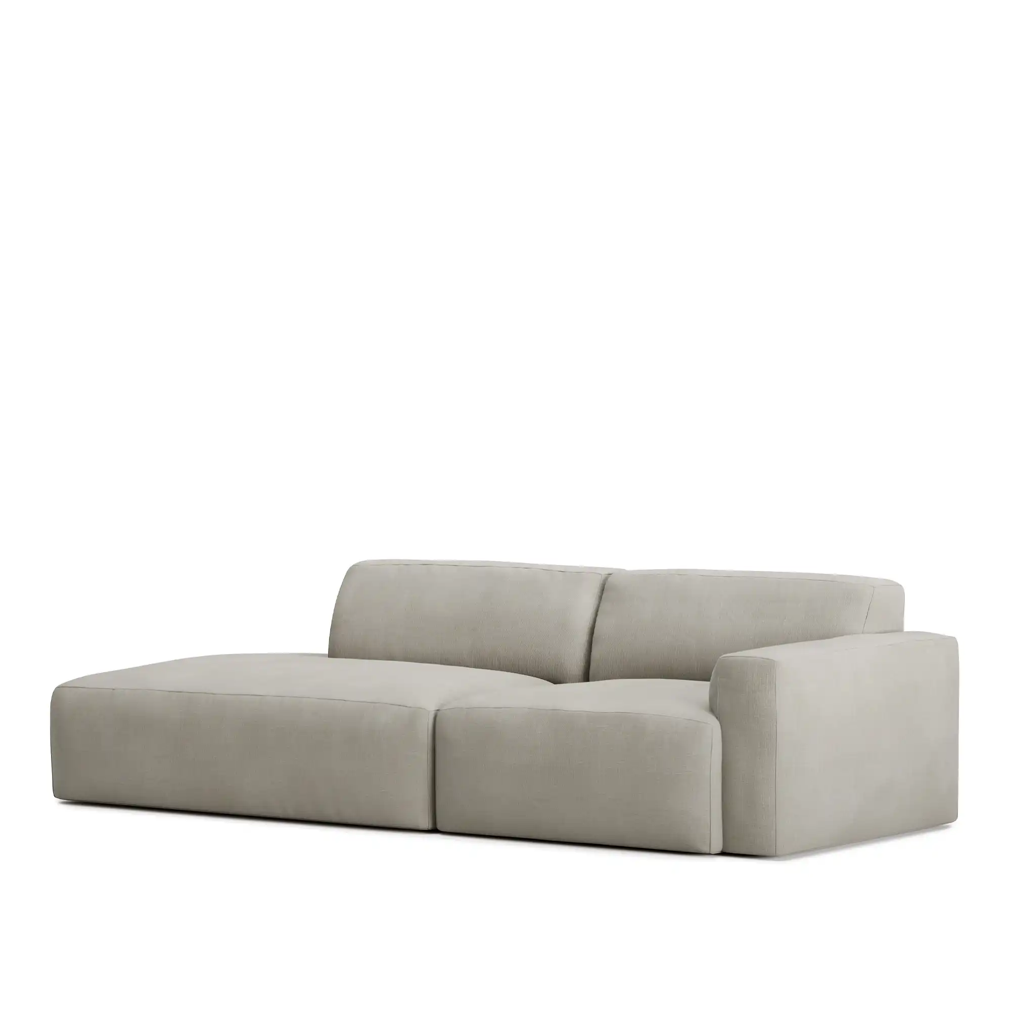 Brick 2-Seater Open End Left - Shadow Khaki