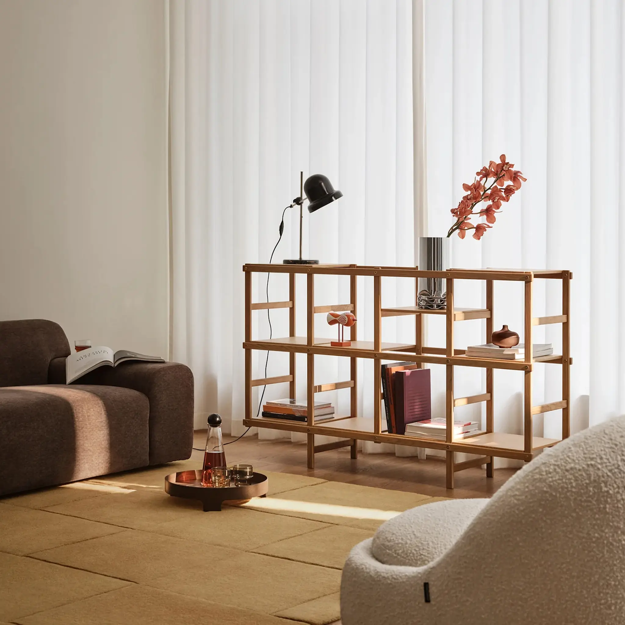 Frame Shelf Dark Oak