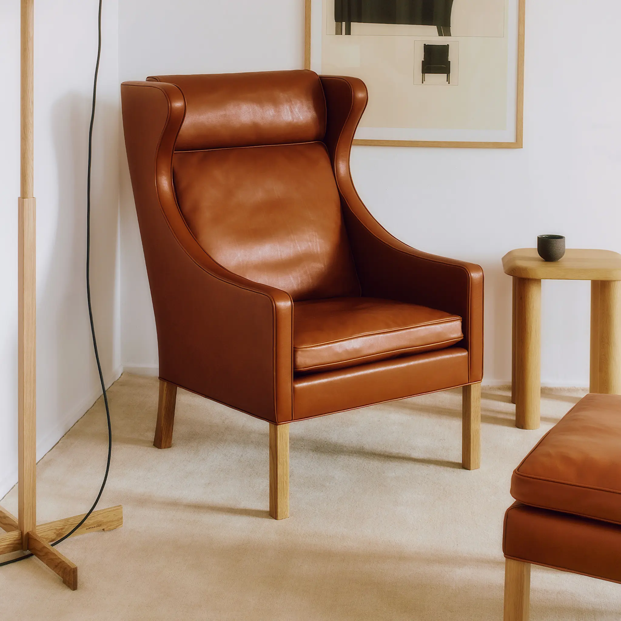 Mogensen 2204 Wing Chair lenestol