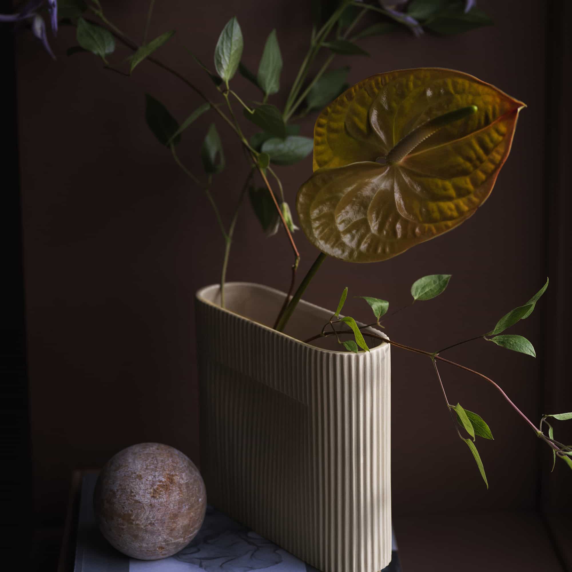 Ridge Vase 16,5 cm