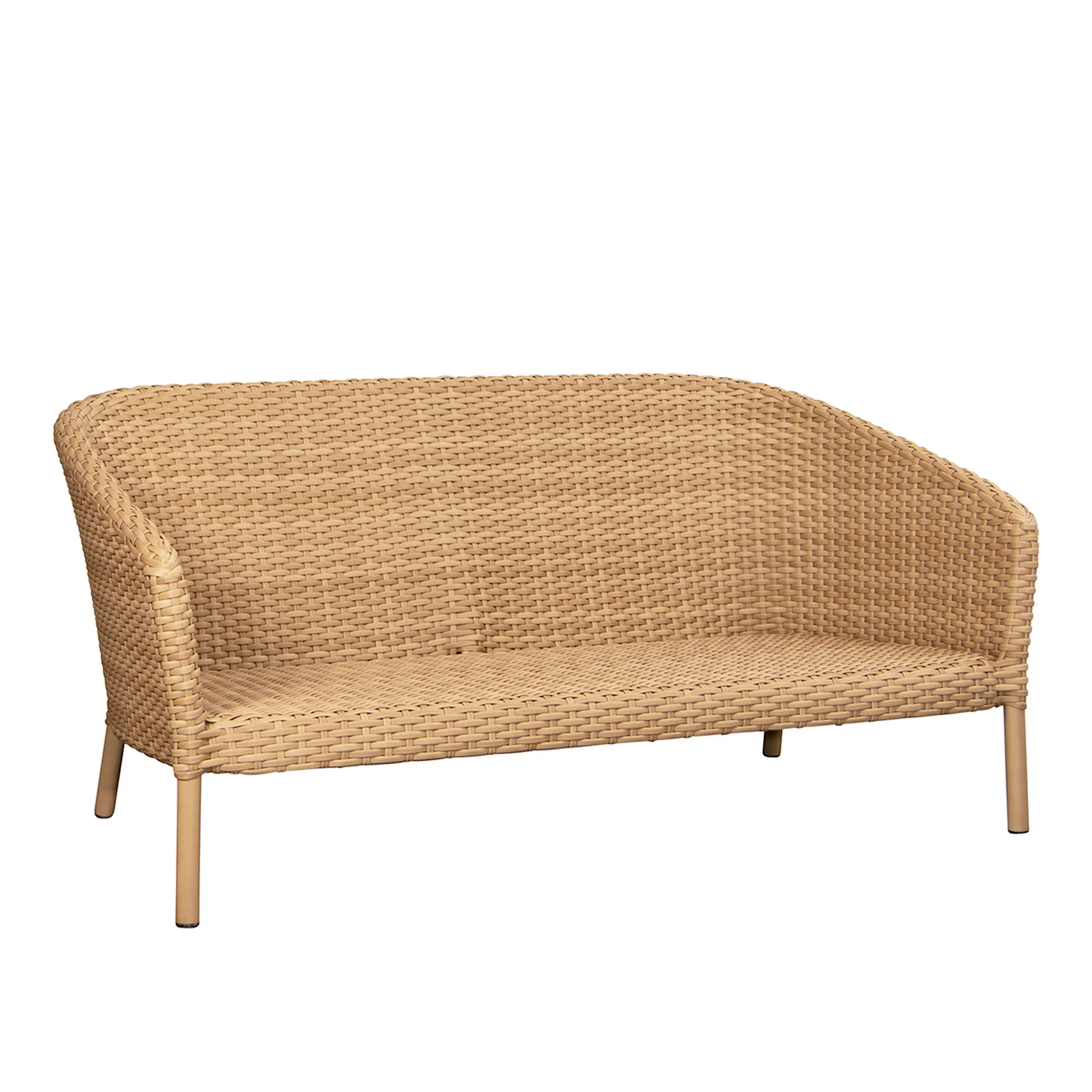 Ocean Large 2-seters sofa - Naturlig flatvevd stokklinje