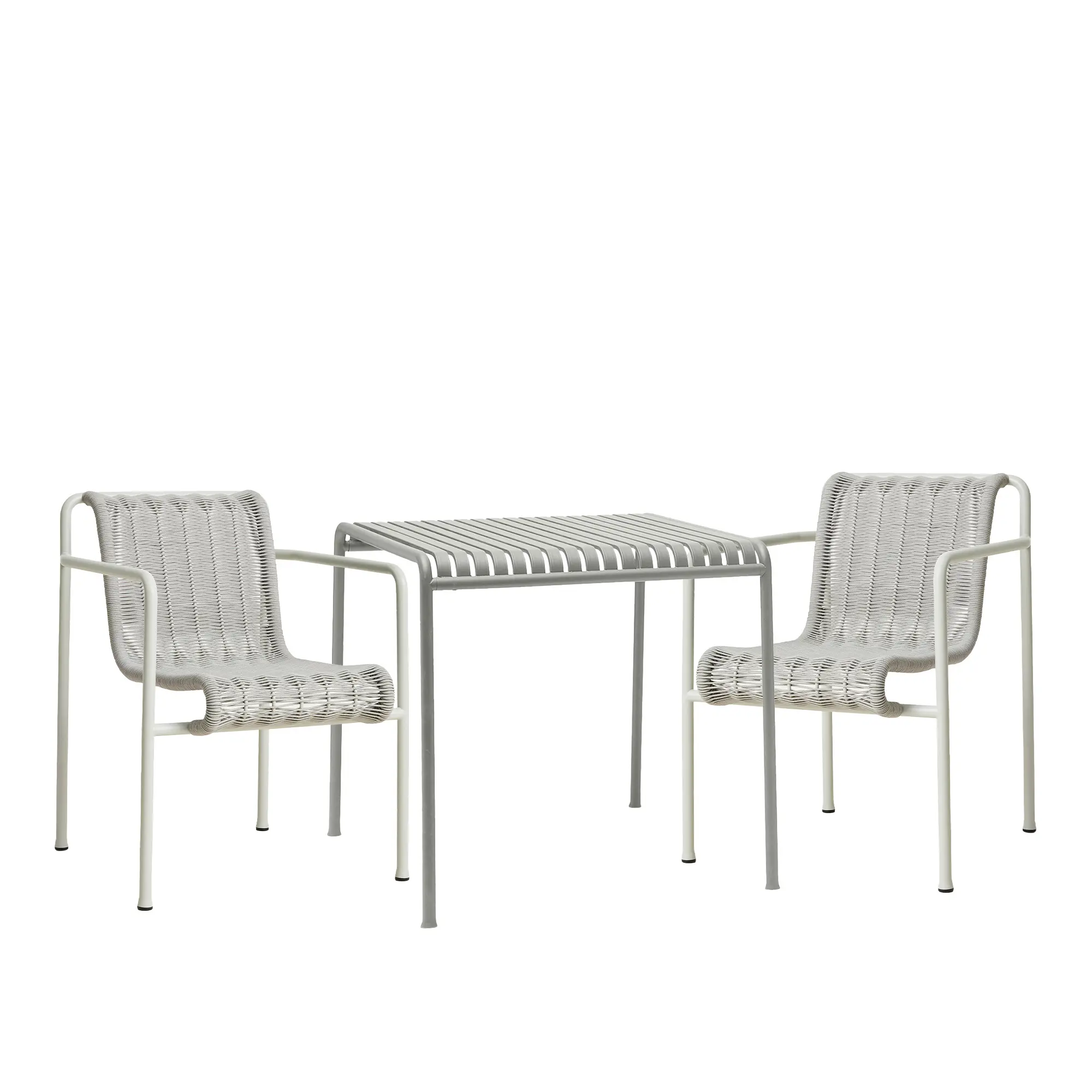Palissade cord spisegruppe med bord & 2 karmstoler