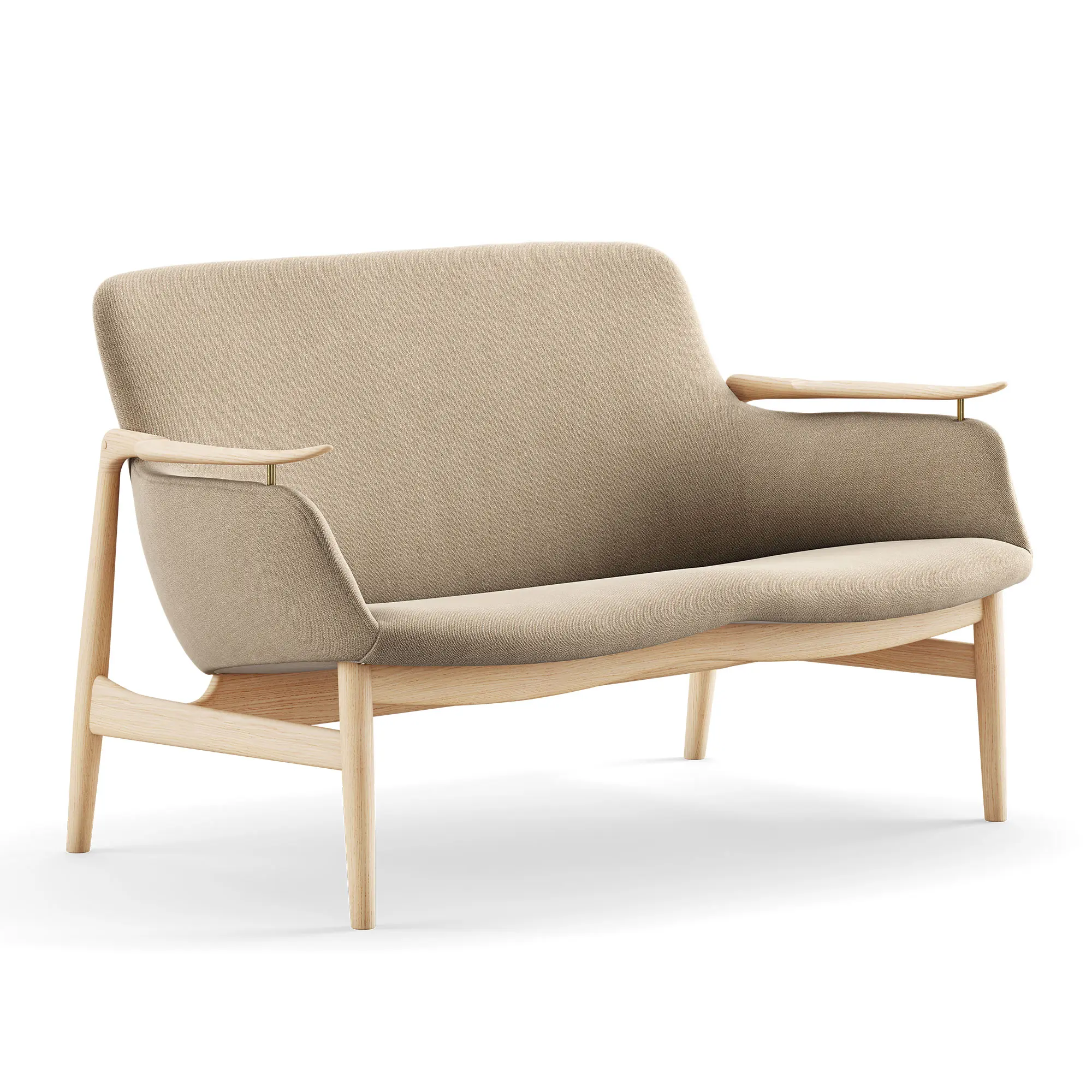 53 sofa Clear oiled oak