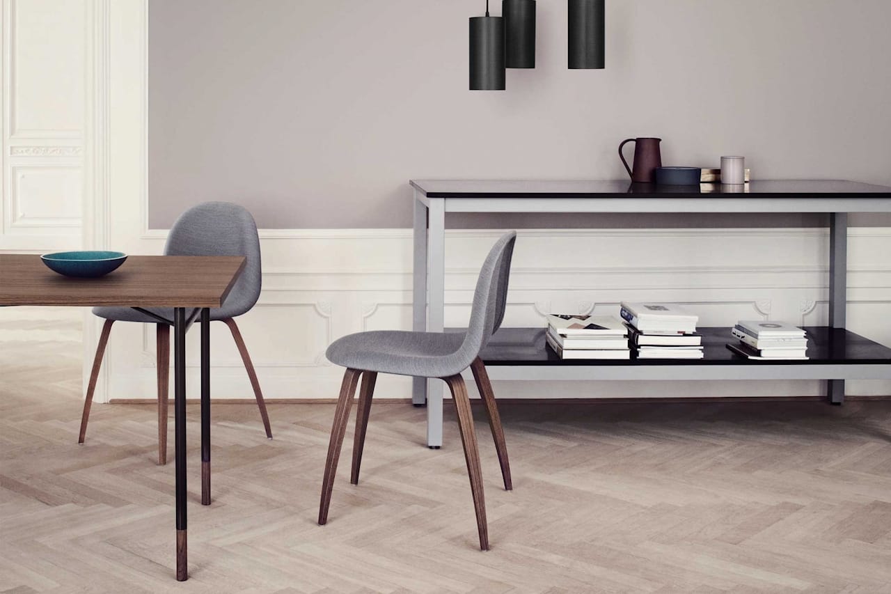 3D Dining Chair Wood Base - Fuldpolstret
