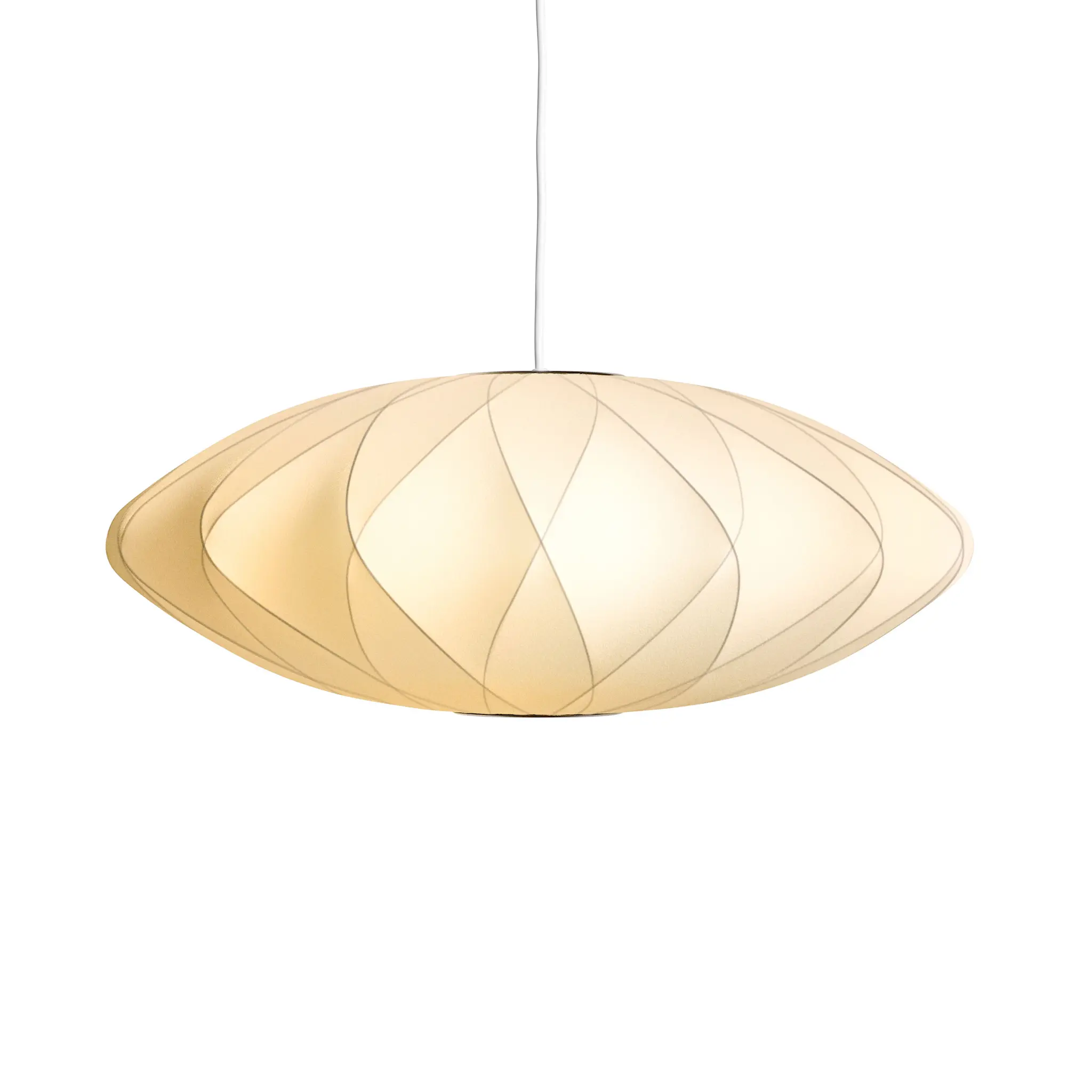 Nelson Saucer CrissCross Bubble Pendel Lampe