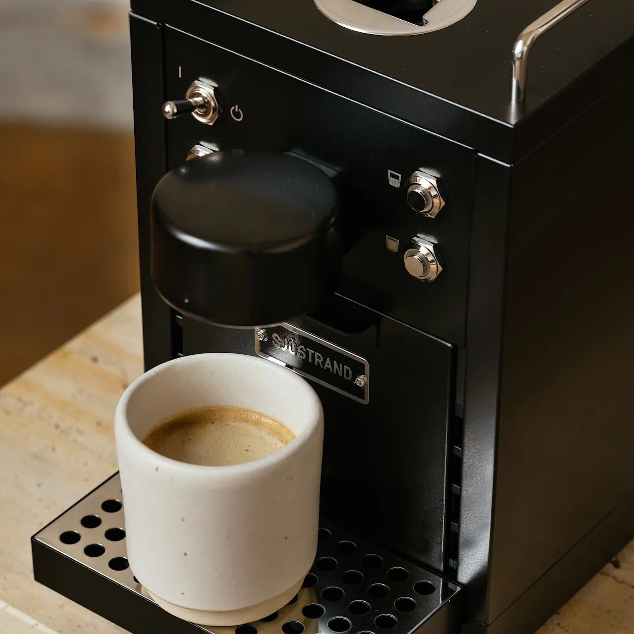 The Original - Espresso Capsule Machine, Sort + Coffee Capsules 100 stk