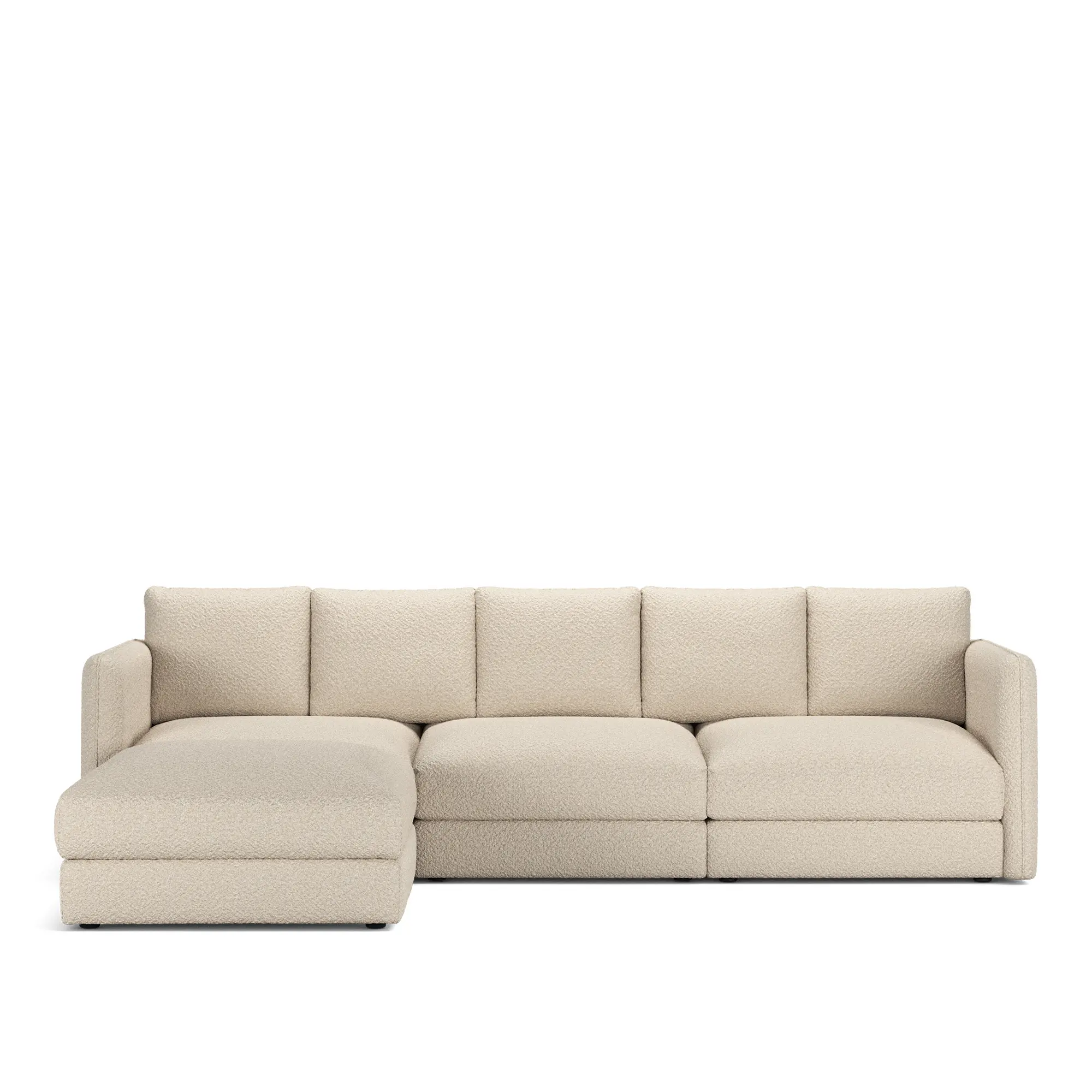 Pavarotti 02 3-seters sofa med fotskammel