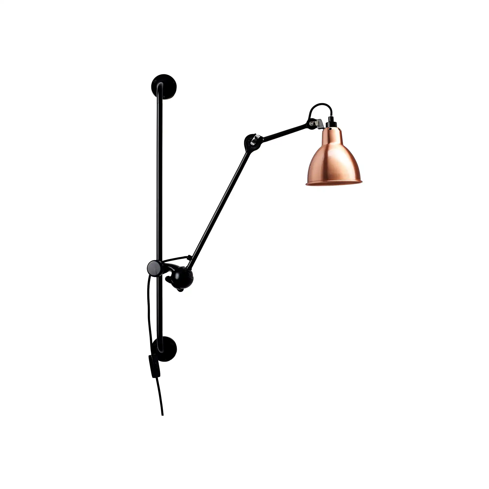 Lampe Gras No210 - Round, Koppar