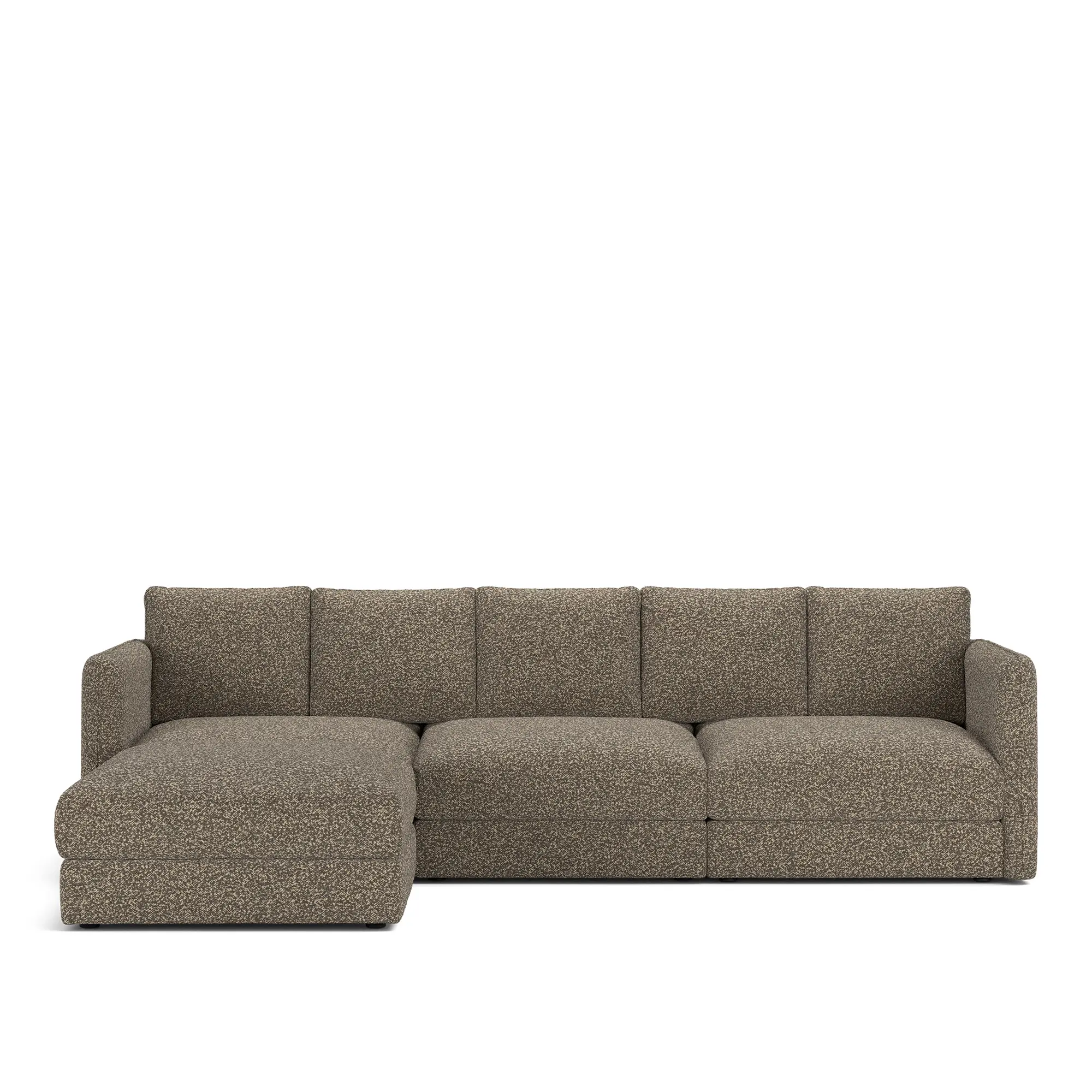 Pavarotti 02 3-seters sofa med fotskammel
