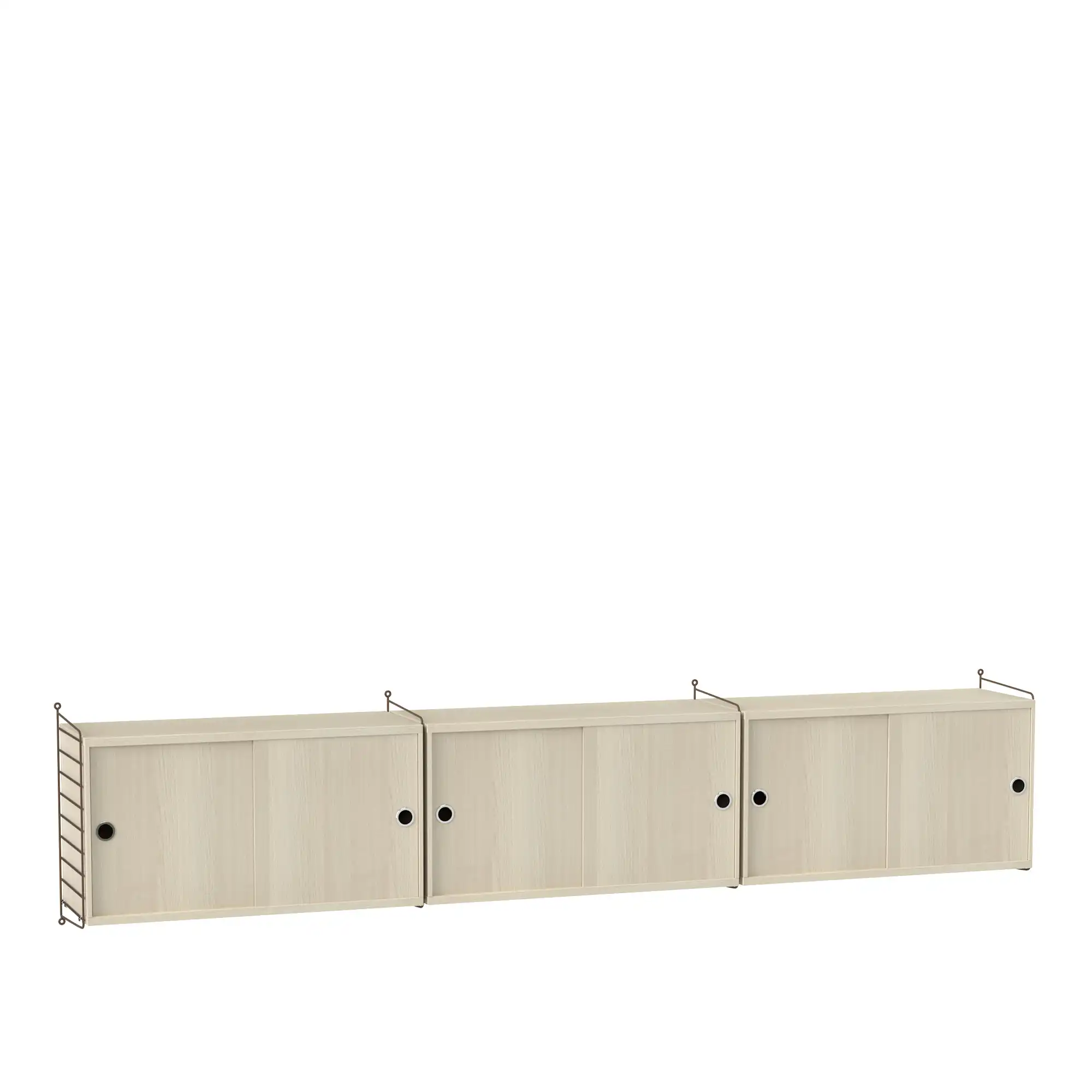 Stue hyllesystem D ask/brun