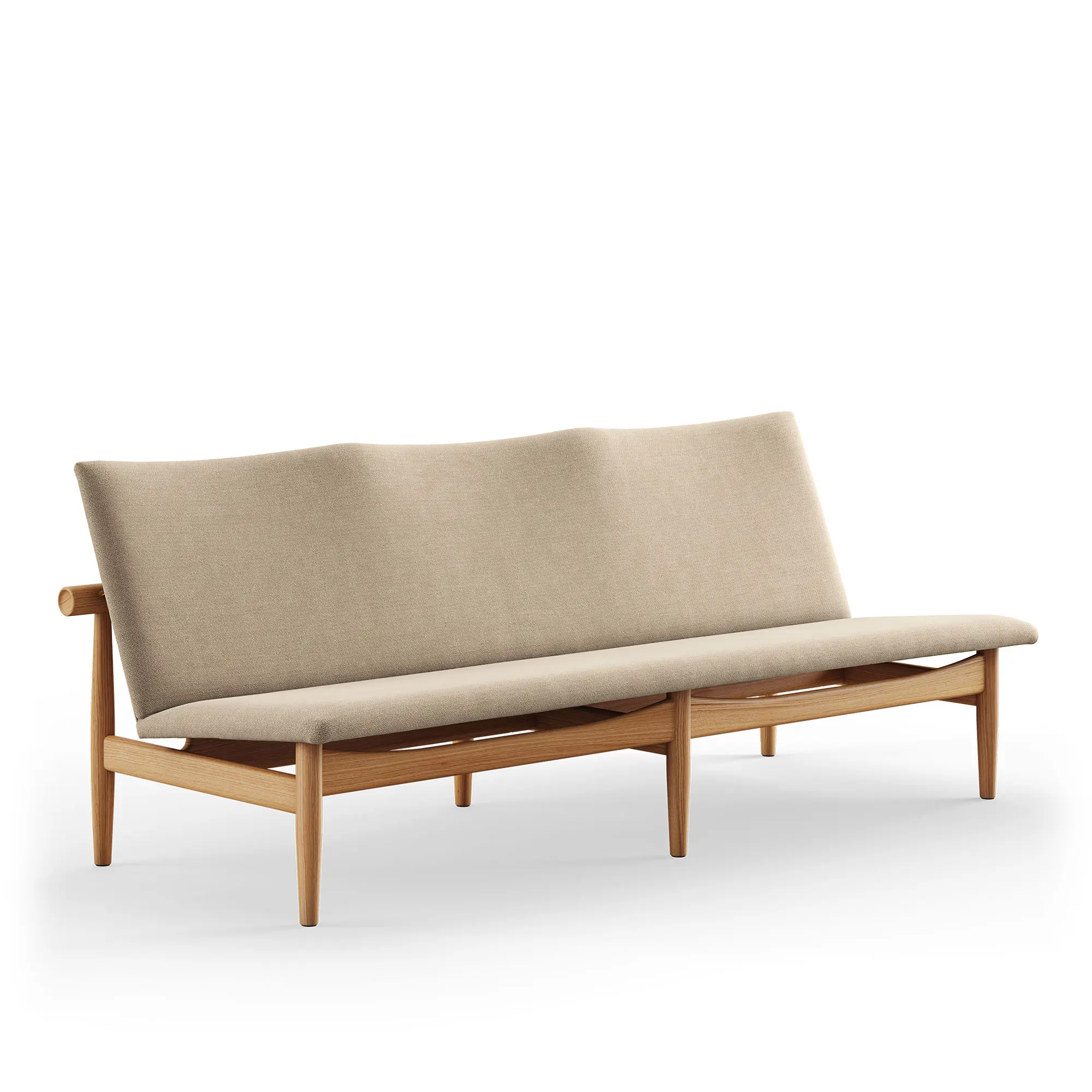 Japan sofa 3-sits Dark oiled oak