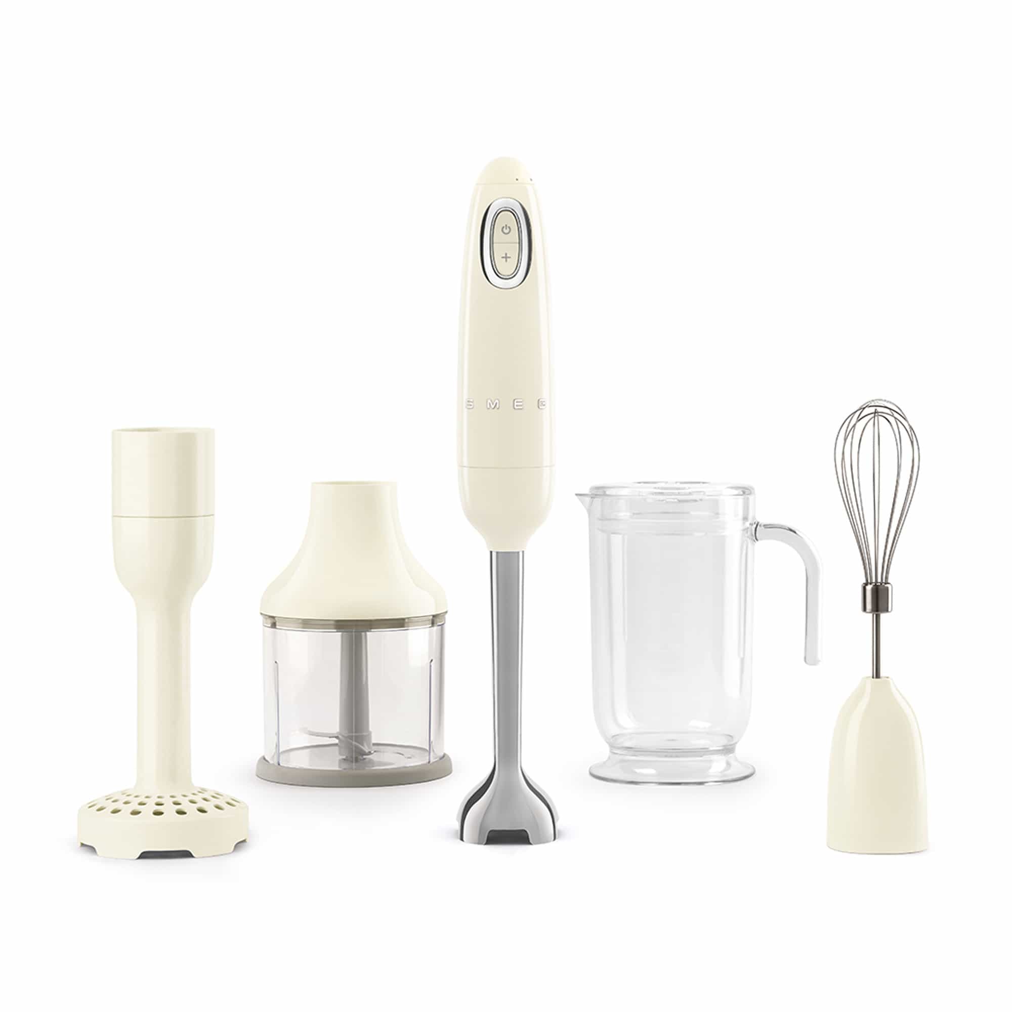 Smeg Hand Blender With Accessories Creme