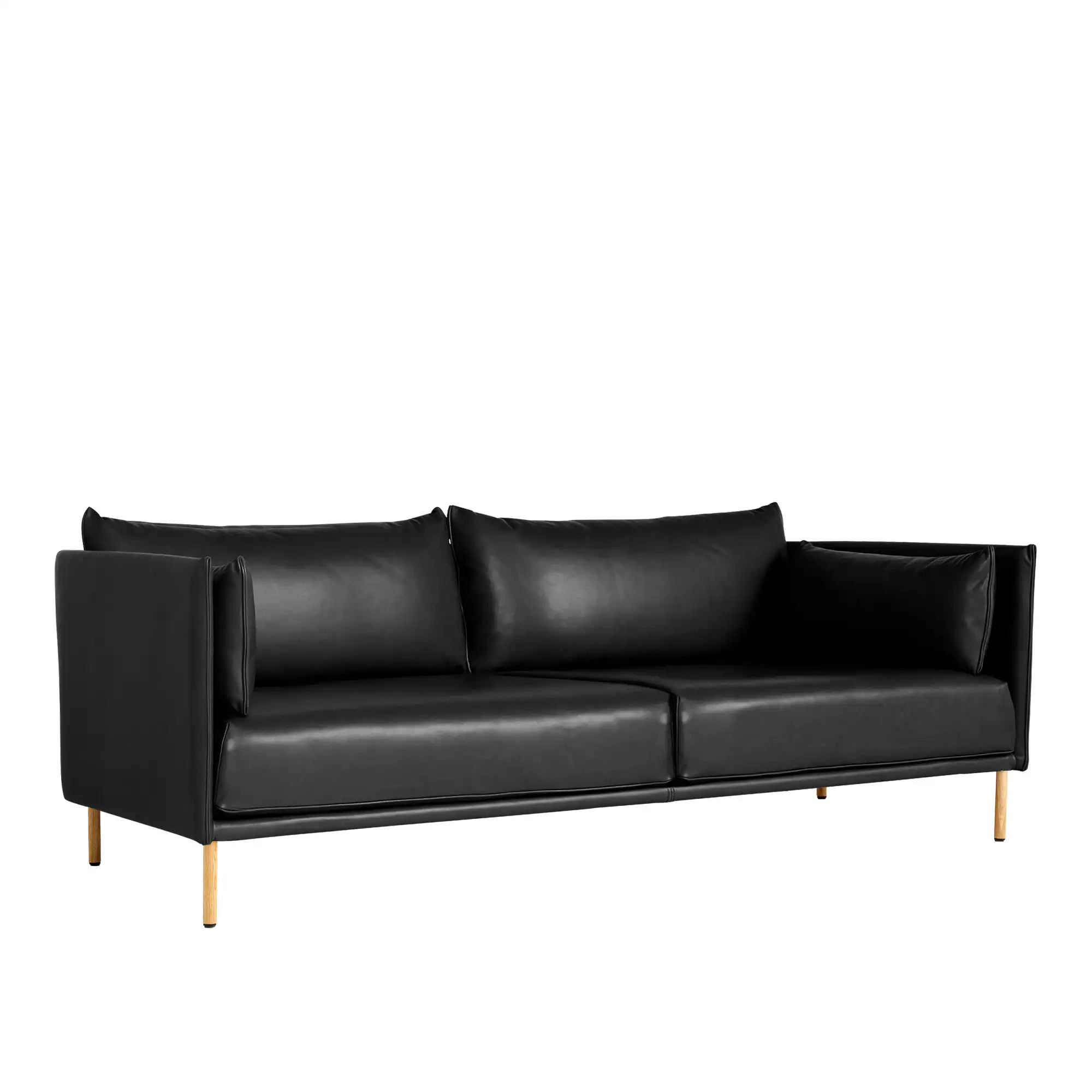 Silhouette 3-seters sofa Matching Piping/Oiled Oak
