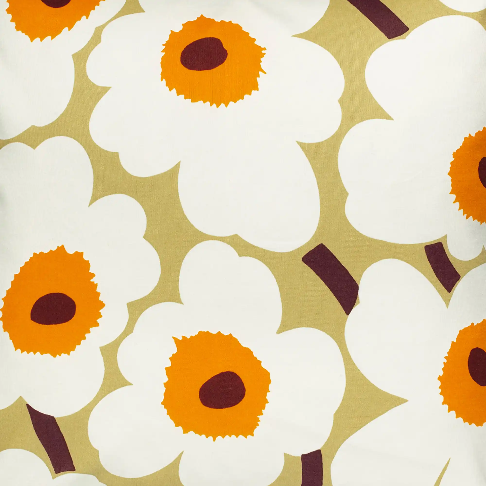 Pieni Unikko putetrekk 50 x 50 cm Caramel, Cream & Warm
