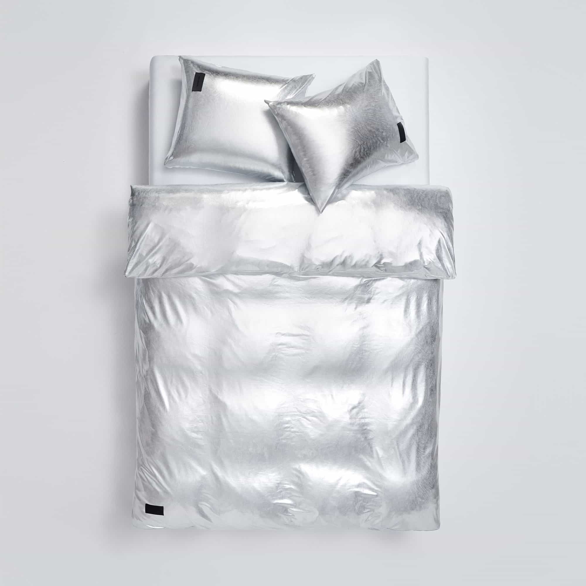 Nude Metallic Pillow Case Jersey 50x70 Cm