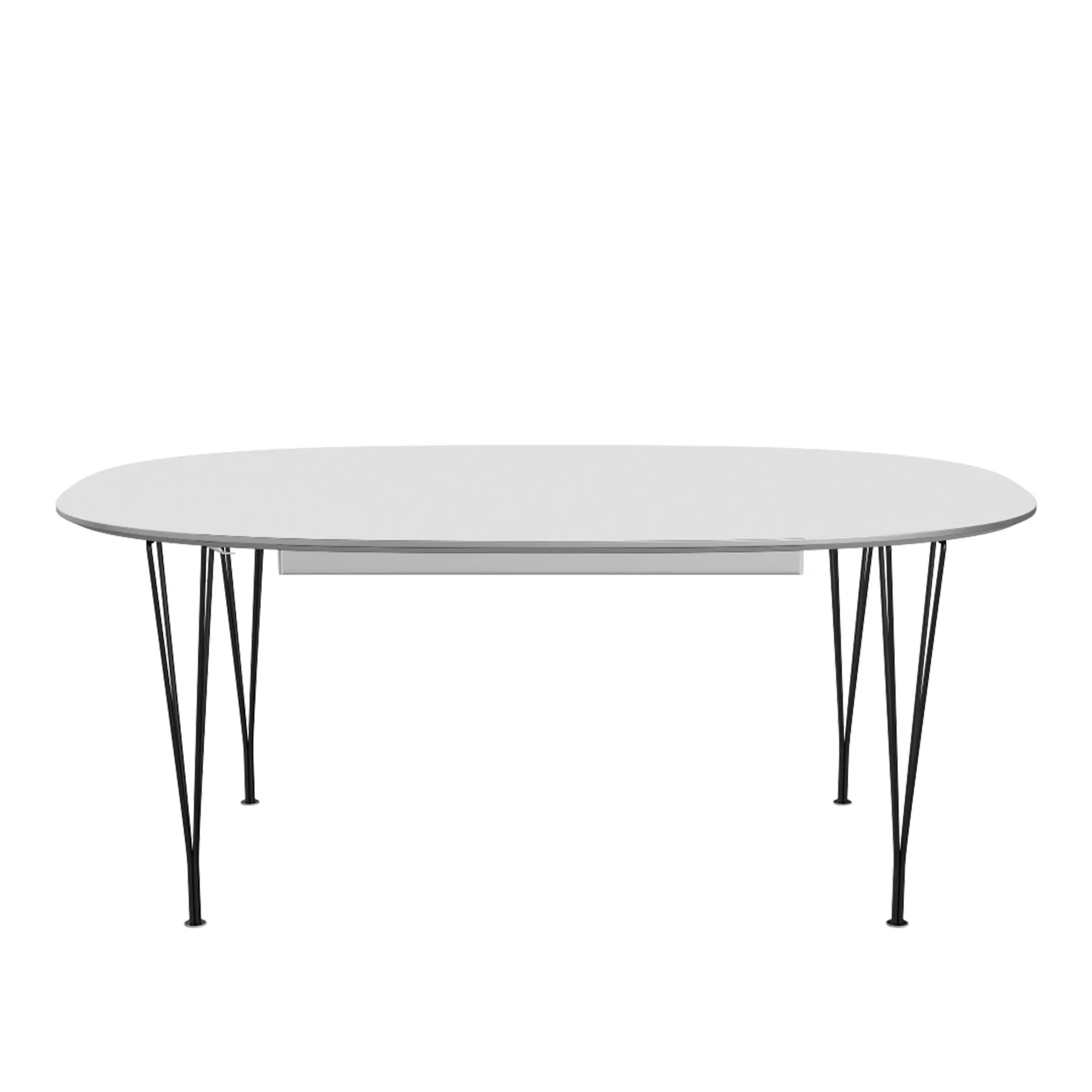 B619 Superellipse uttrekkbart spisebord 180–300 x 120 cm